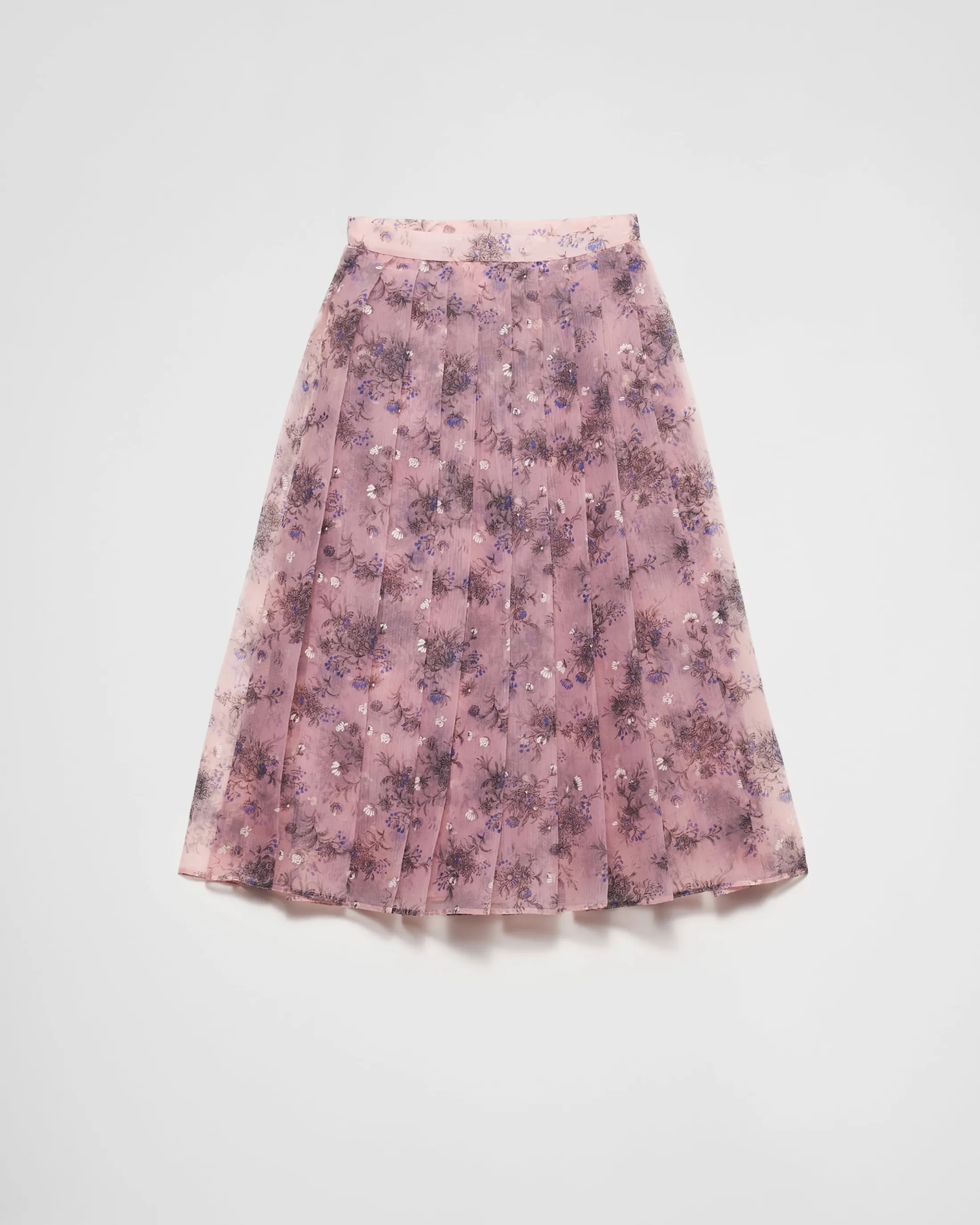 Prada Printed nylonette skirt Pink Clearance