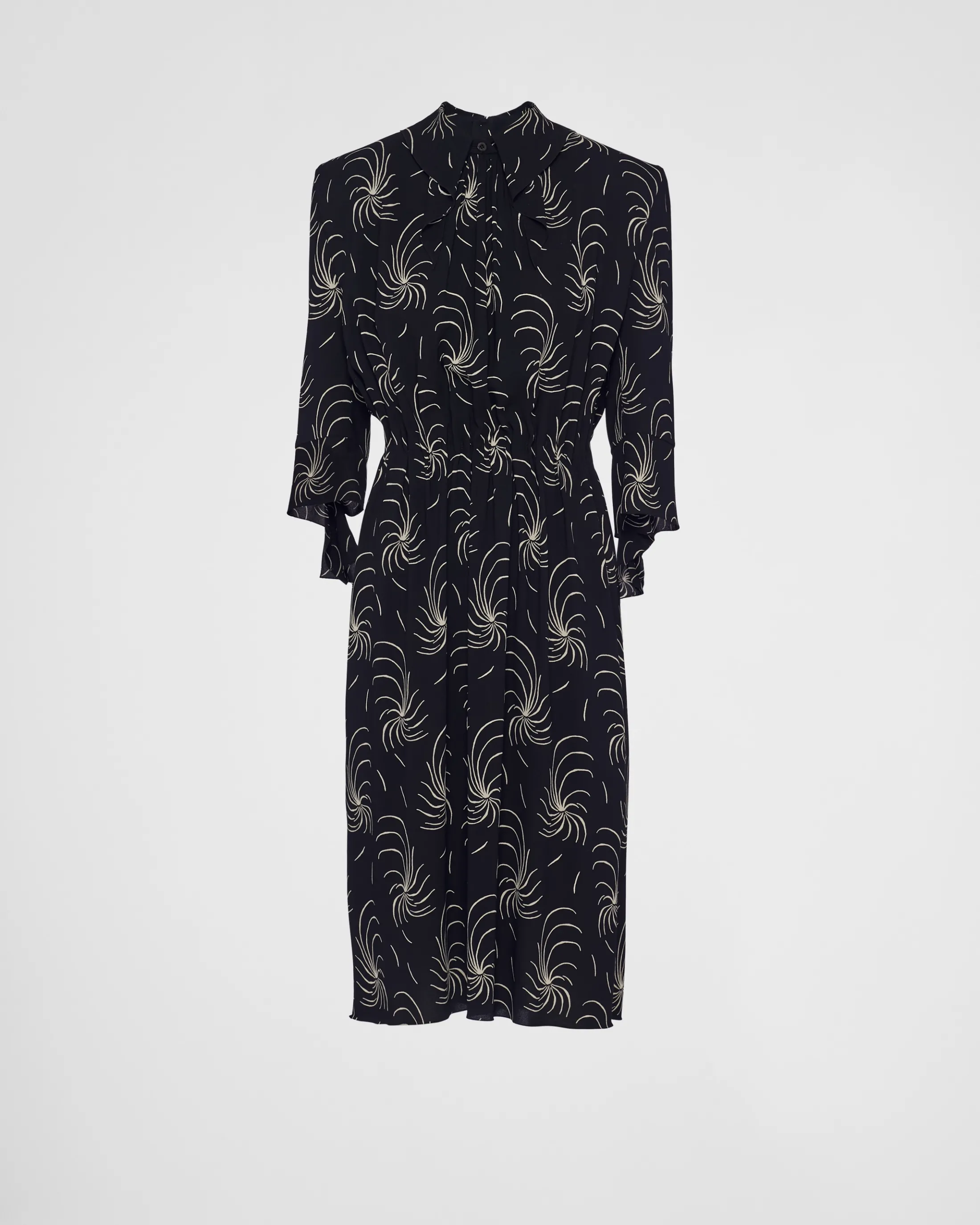 Prada Printed sablé dress Black Fashion