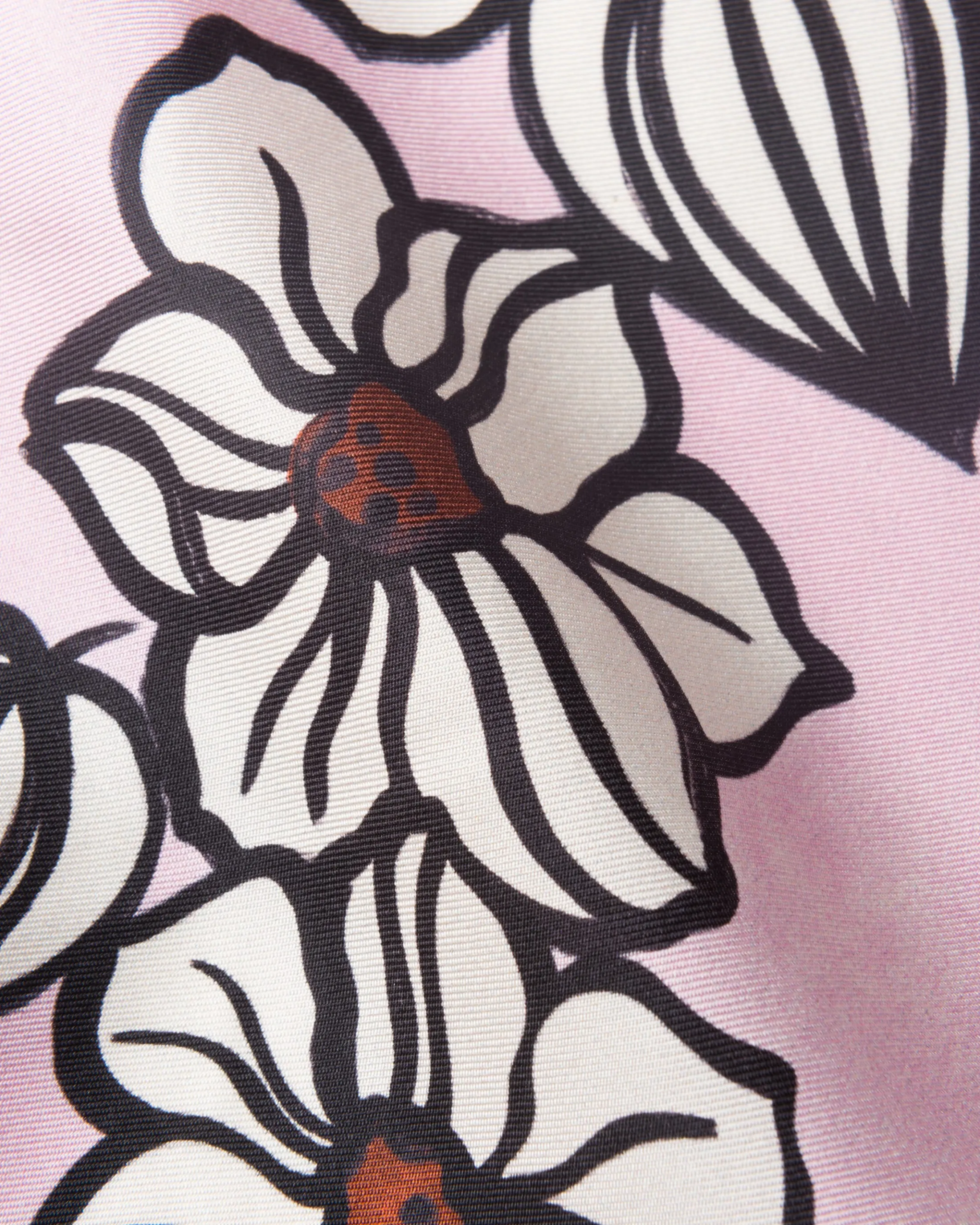 Prada Printed twill scarf Rose/tobacco Outlet