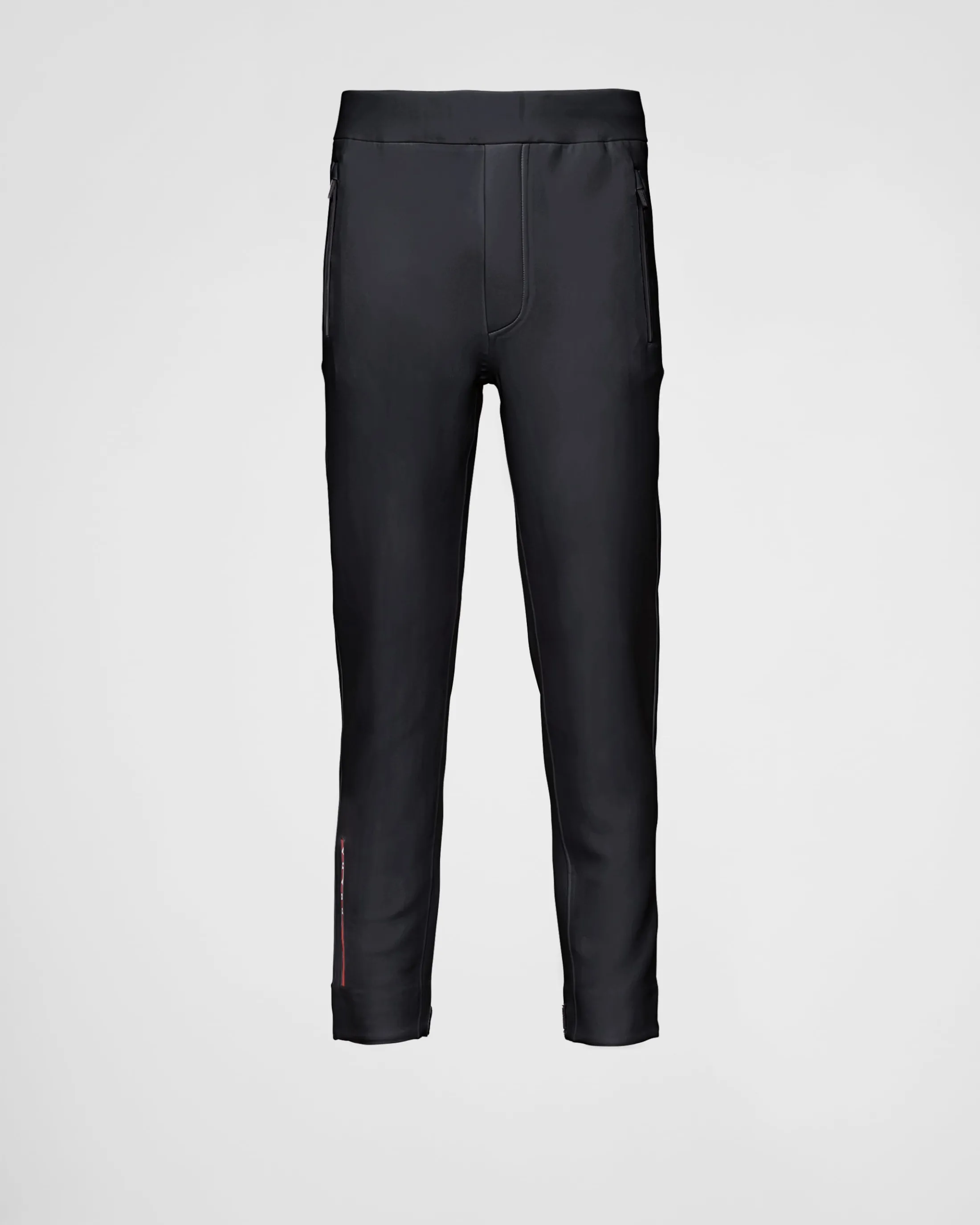 Prada Recycled double jersey pants Black Cheap