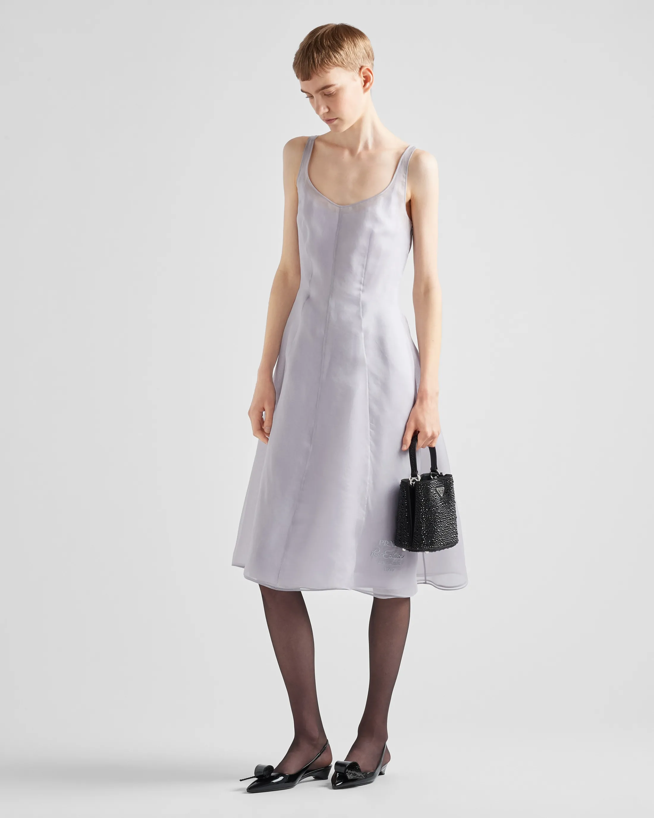 Prada Re-Edition 1995 organza dress Wisteria Hot