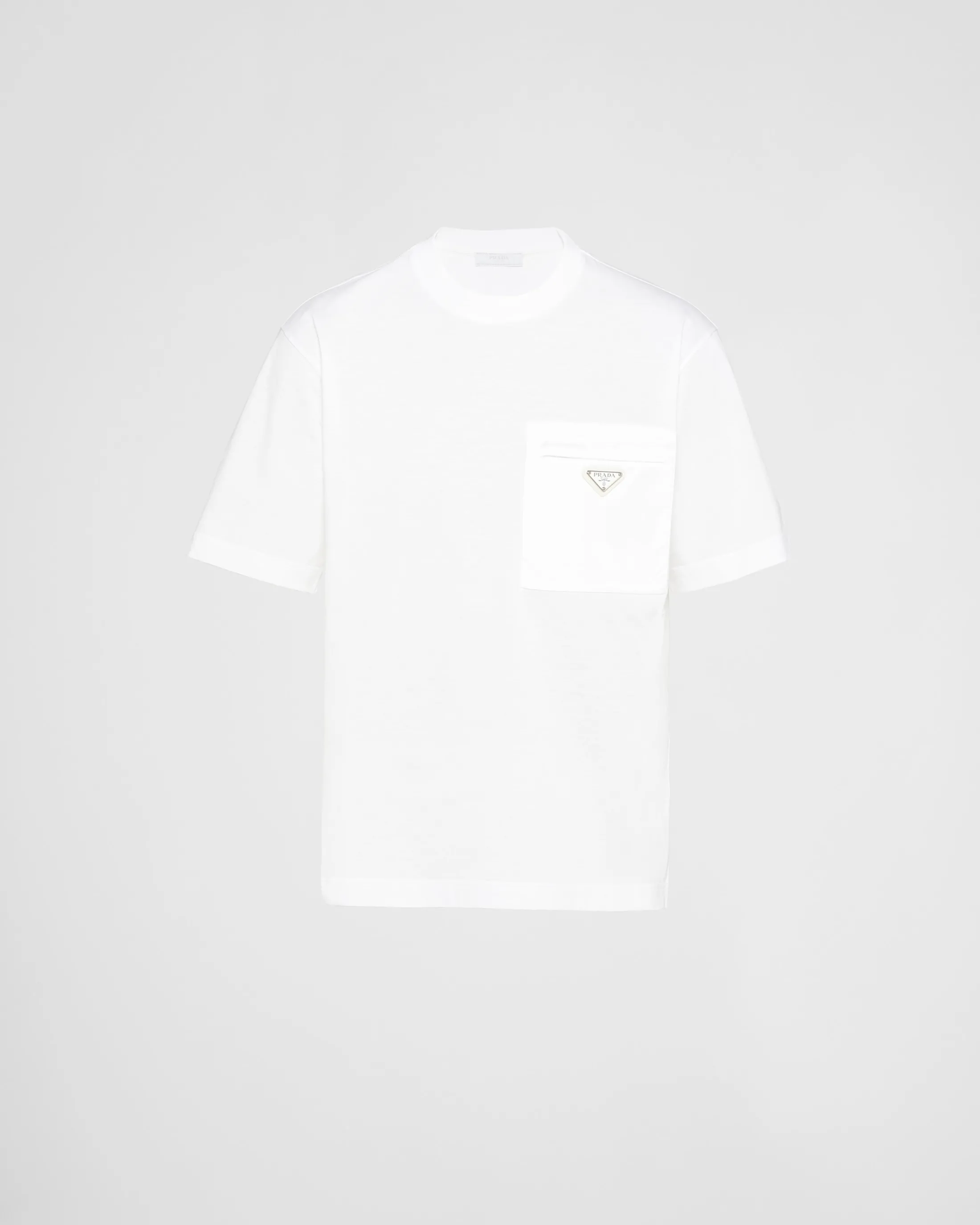 Prada Re-Nylon and jersey T-shirt White Best