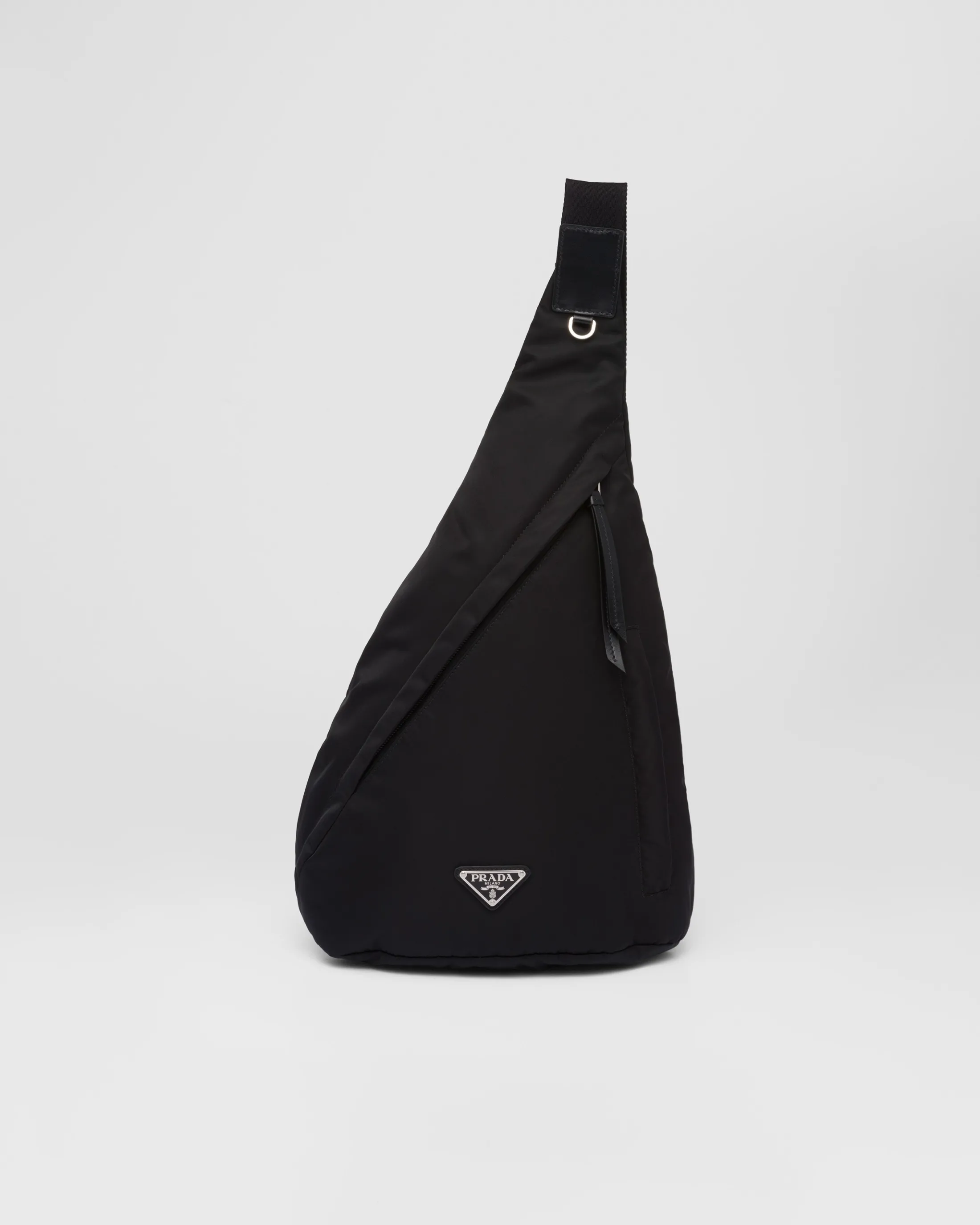 Prada Re-Nylon and leather backpack Black Sale