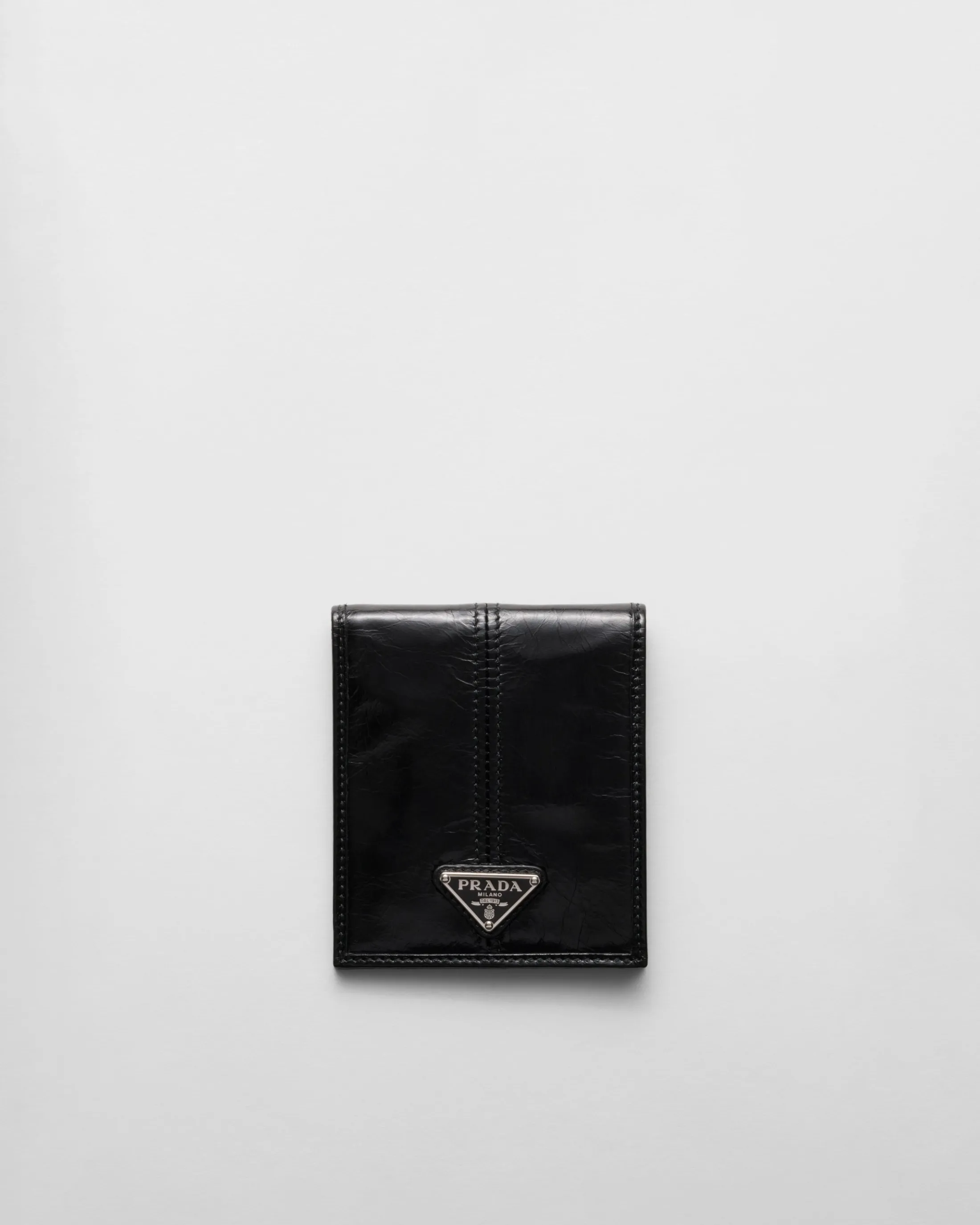 Prada Re-Nylon and leather wallet Black Fashion