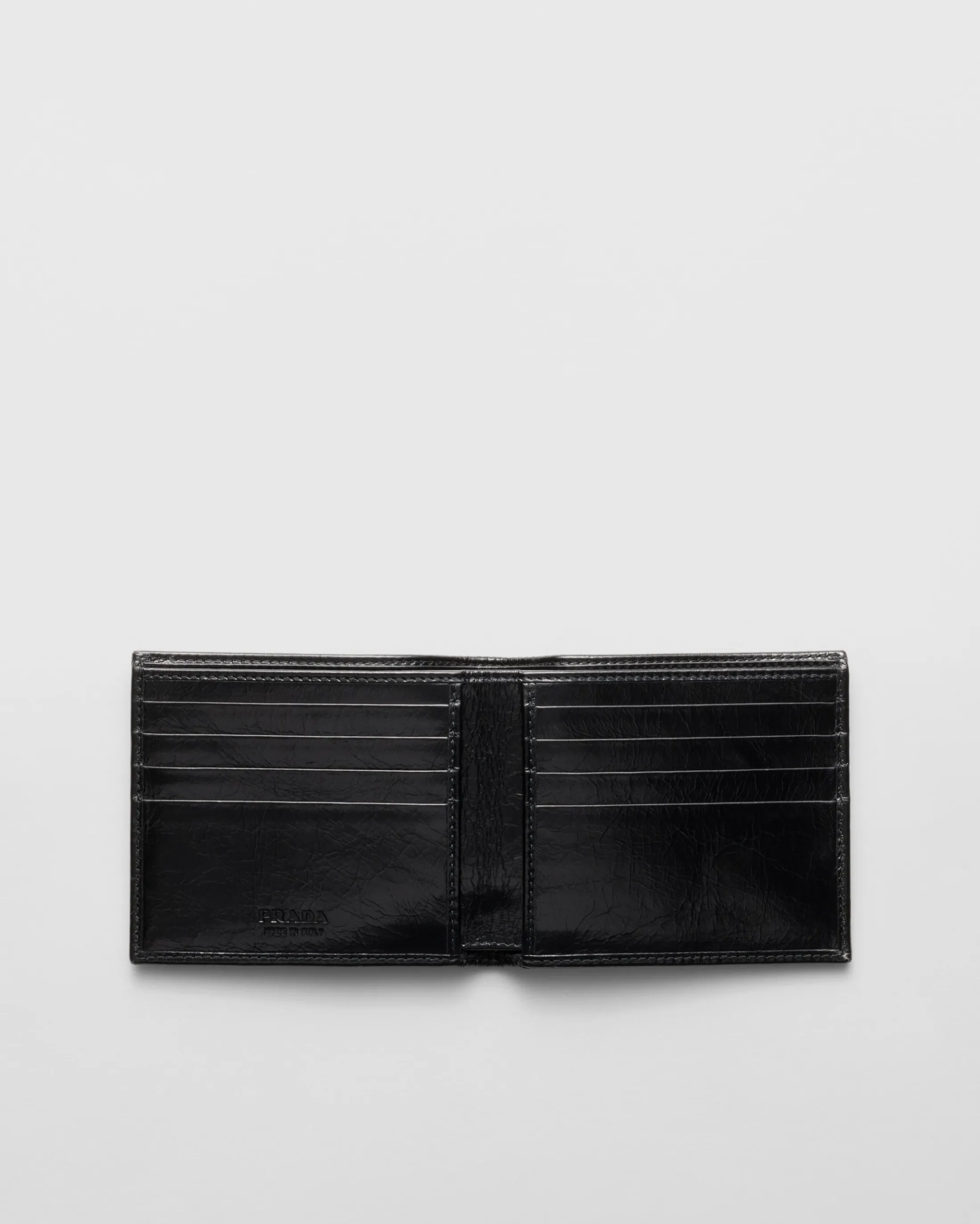 Prada Re-Nylon and leather wallet Black Fashion