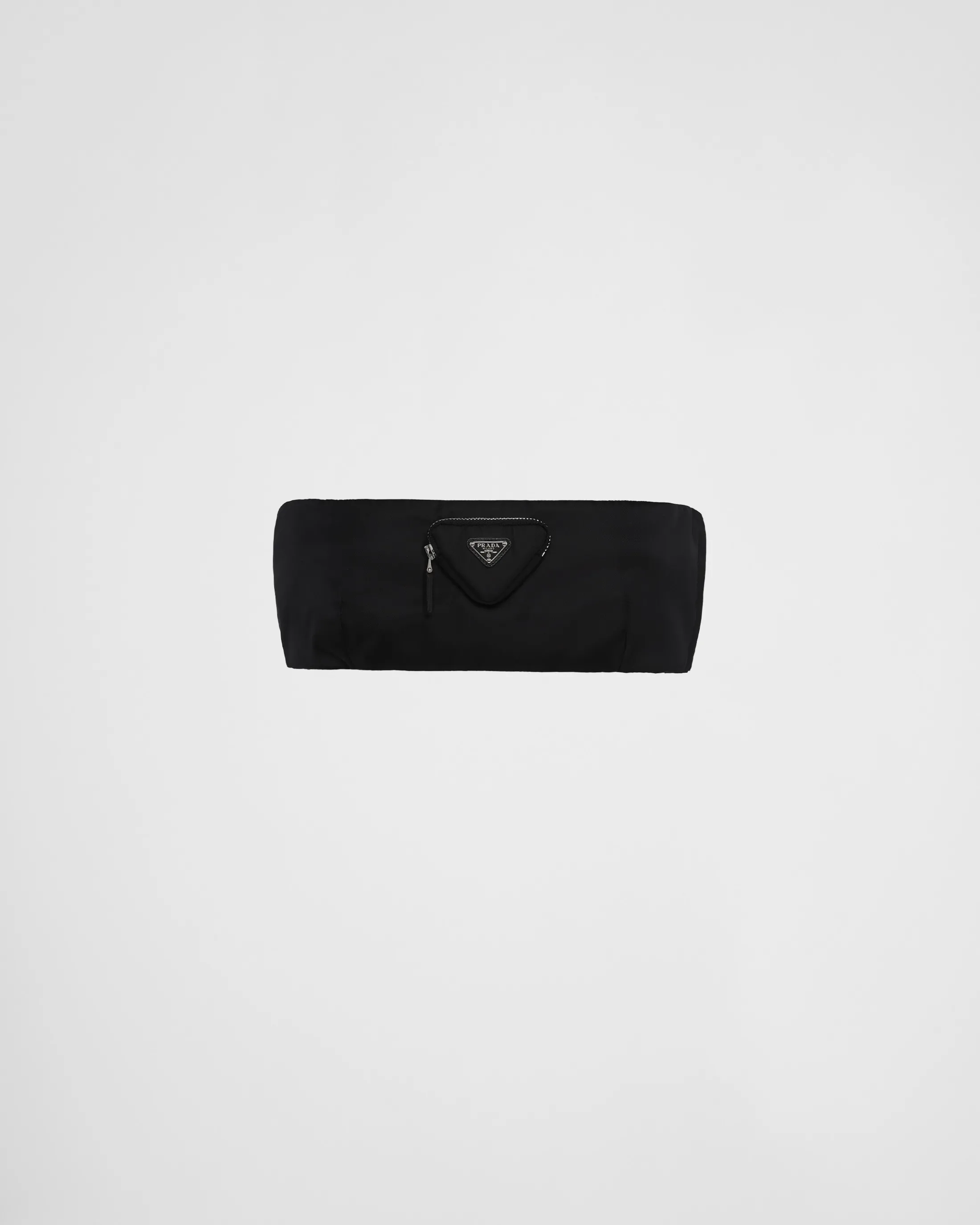 Prada Re-Nylon bandeau bra Black Outlet