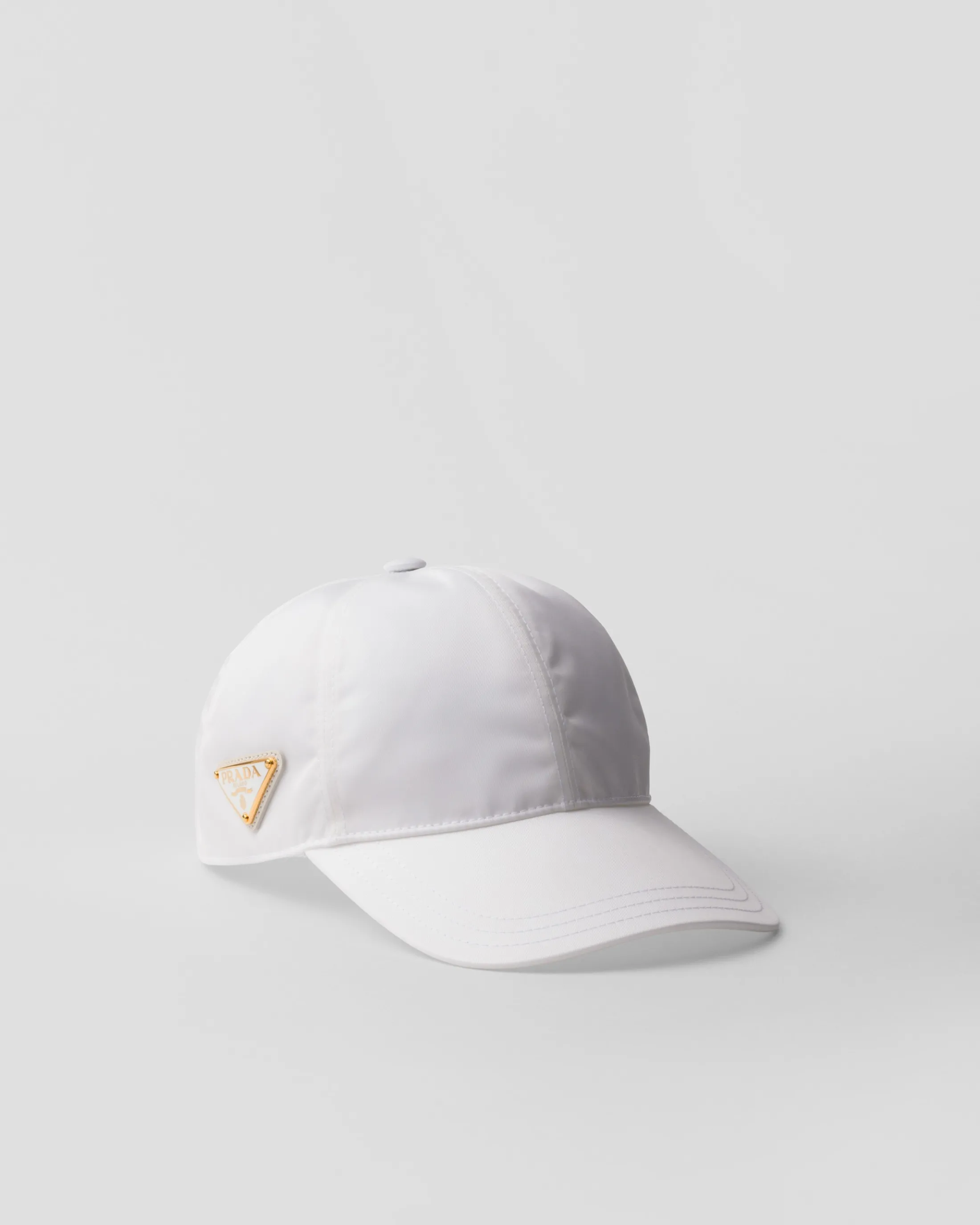 Prada Re-Nylon baseball cap White New