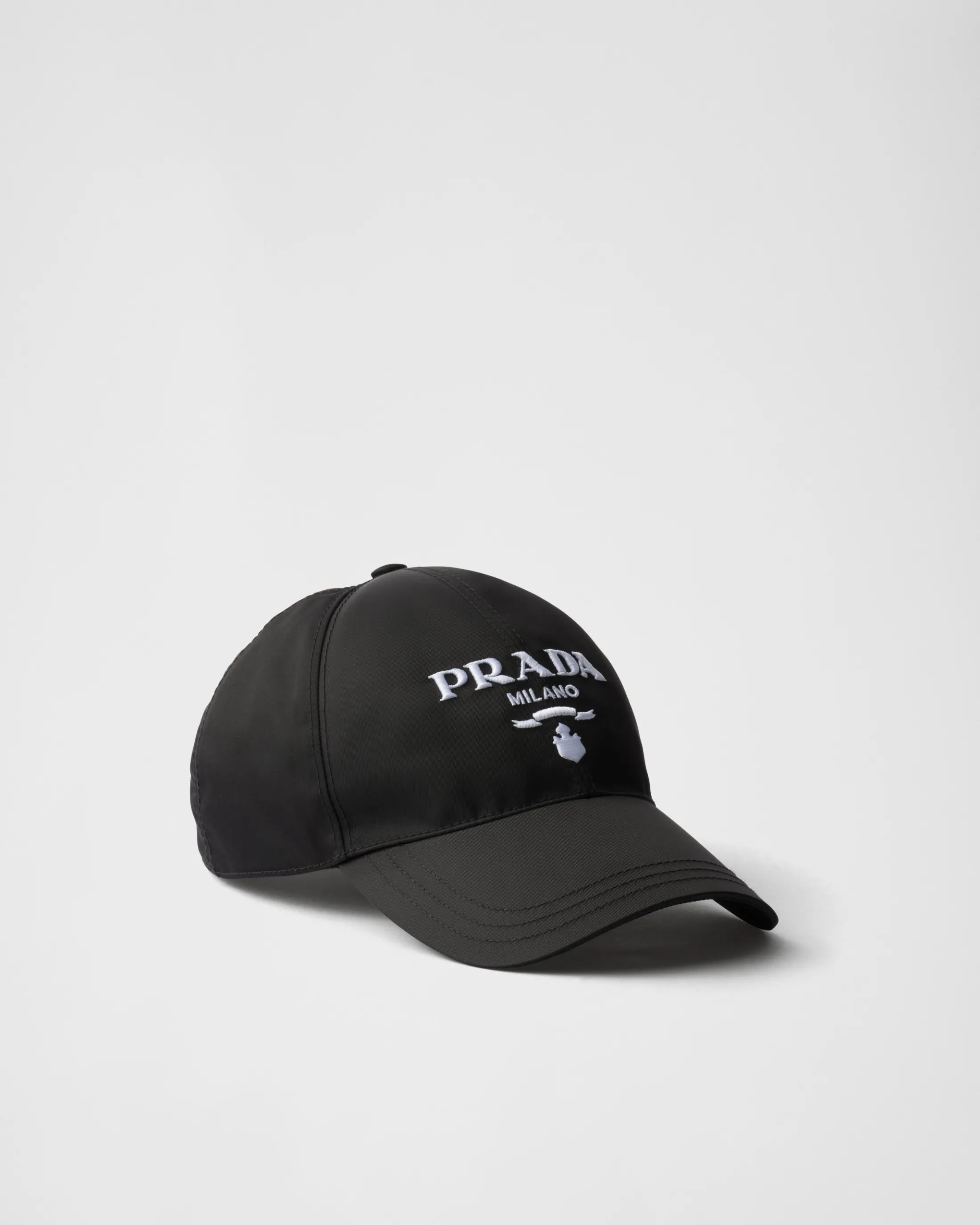 Prada Re-Nylon baseball cap Black/white Hot