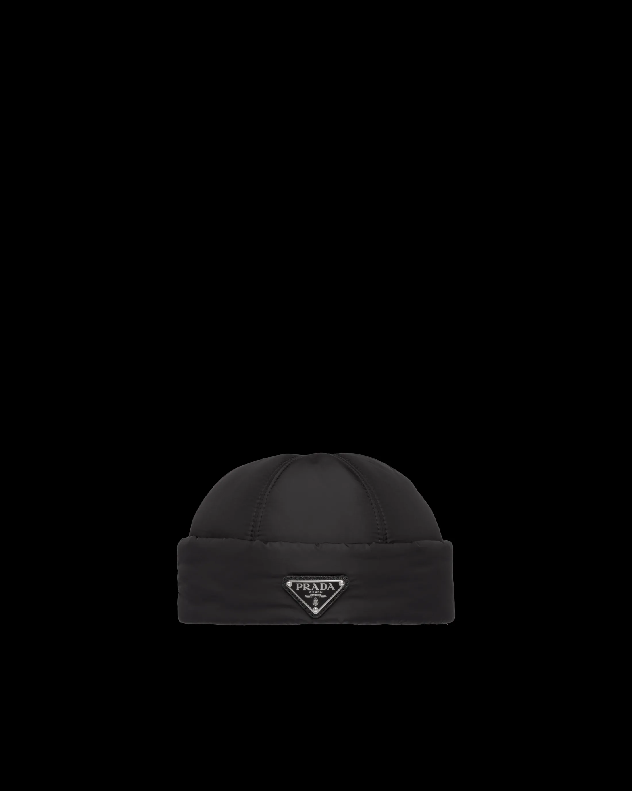 Prada Re-Nylon beanie Black Hot