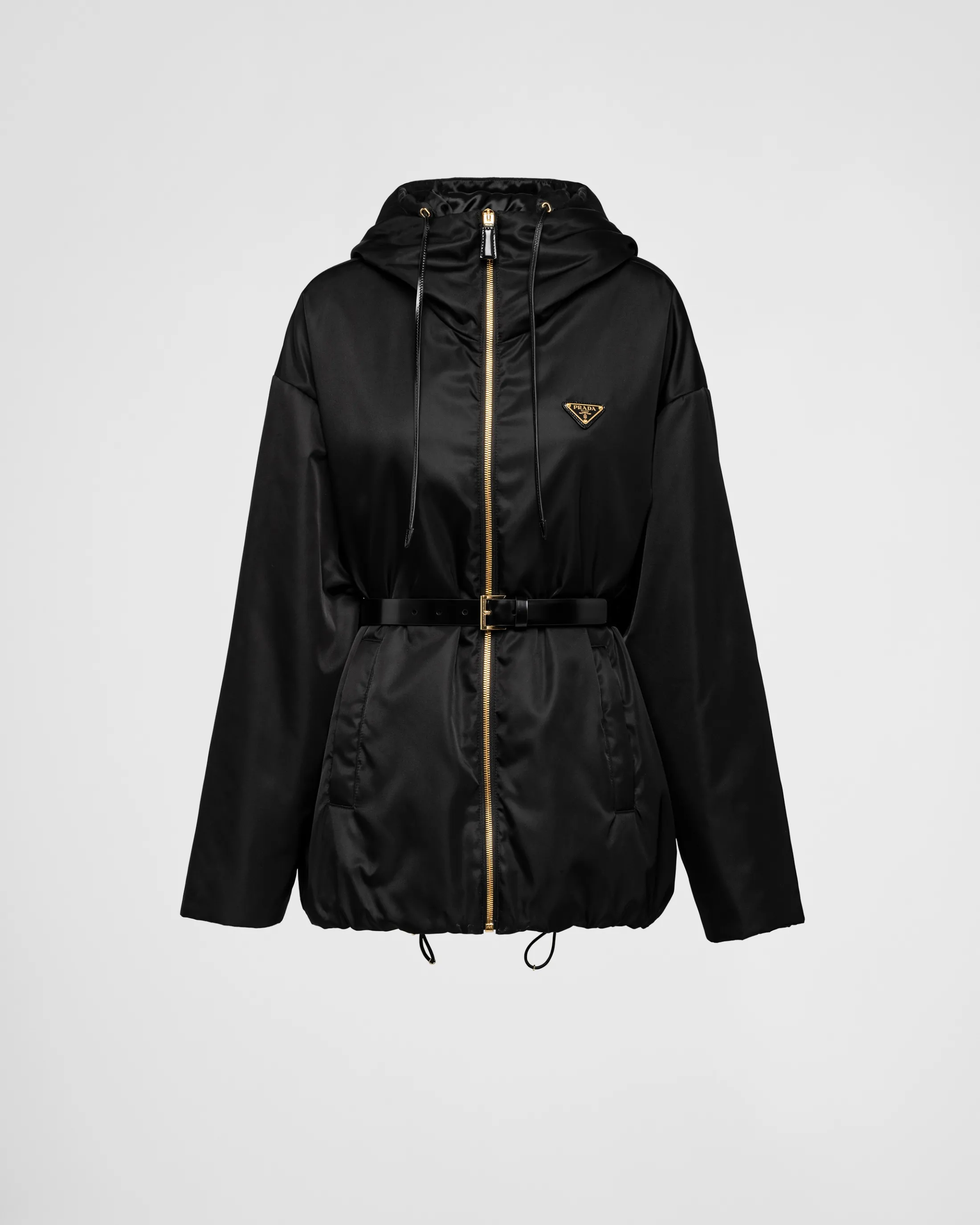 Prada Re-Nylon blouson jacket Black Outlet