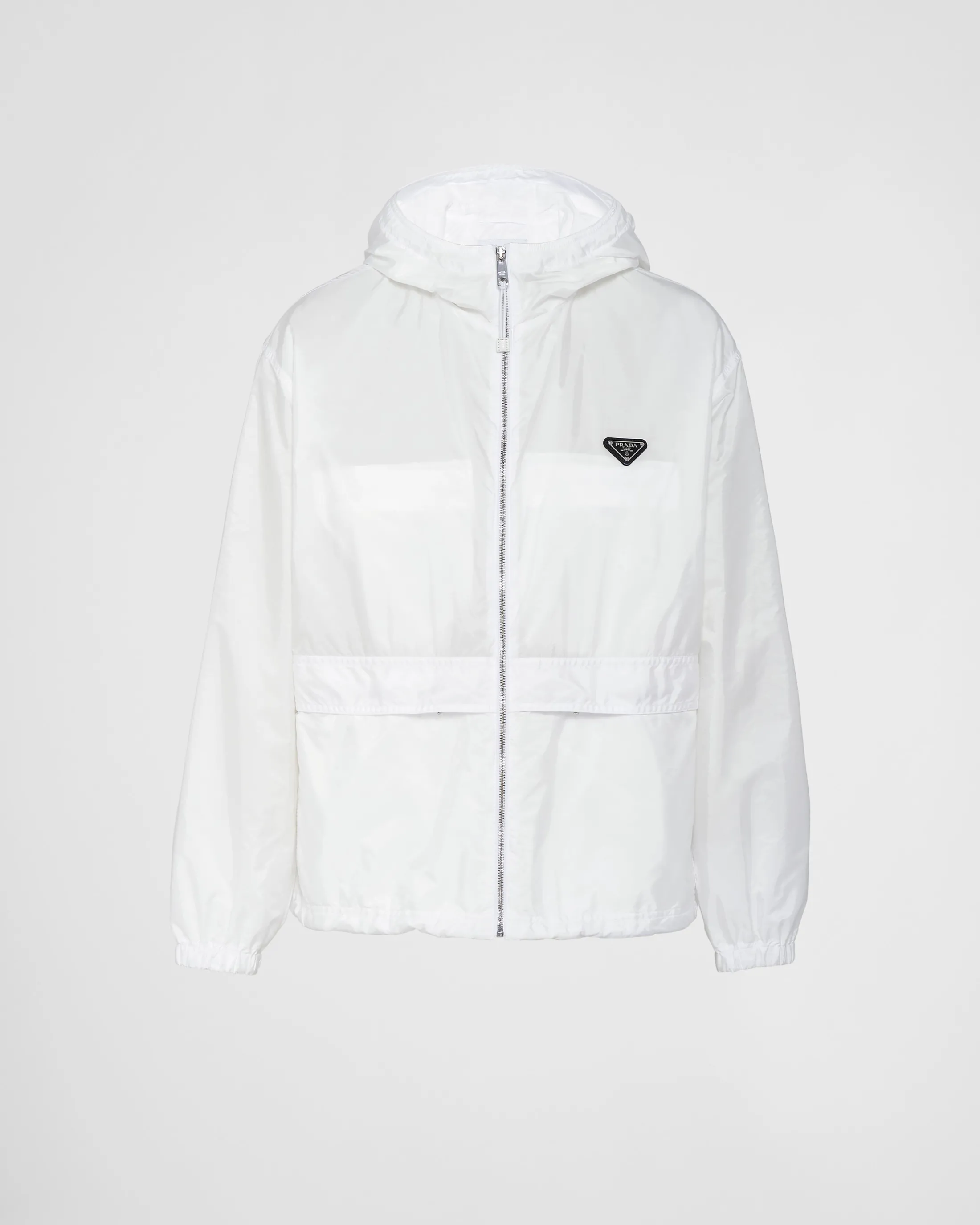 Prada Re-Nylon blouson jacket White Clearance