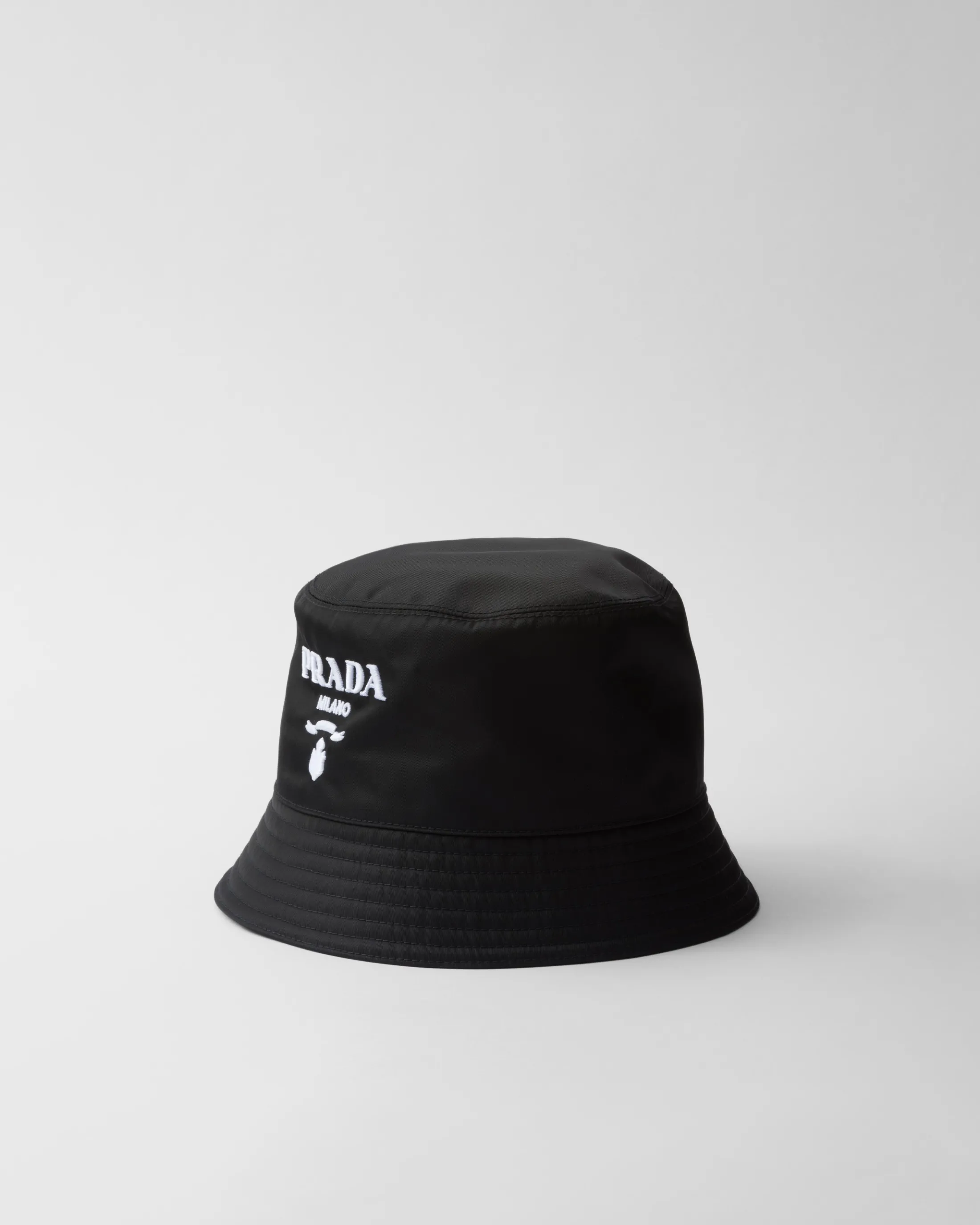 Prada Re-Nylon bucket hat Black/white Fashion