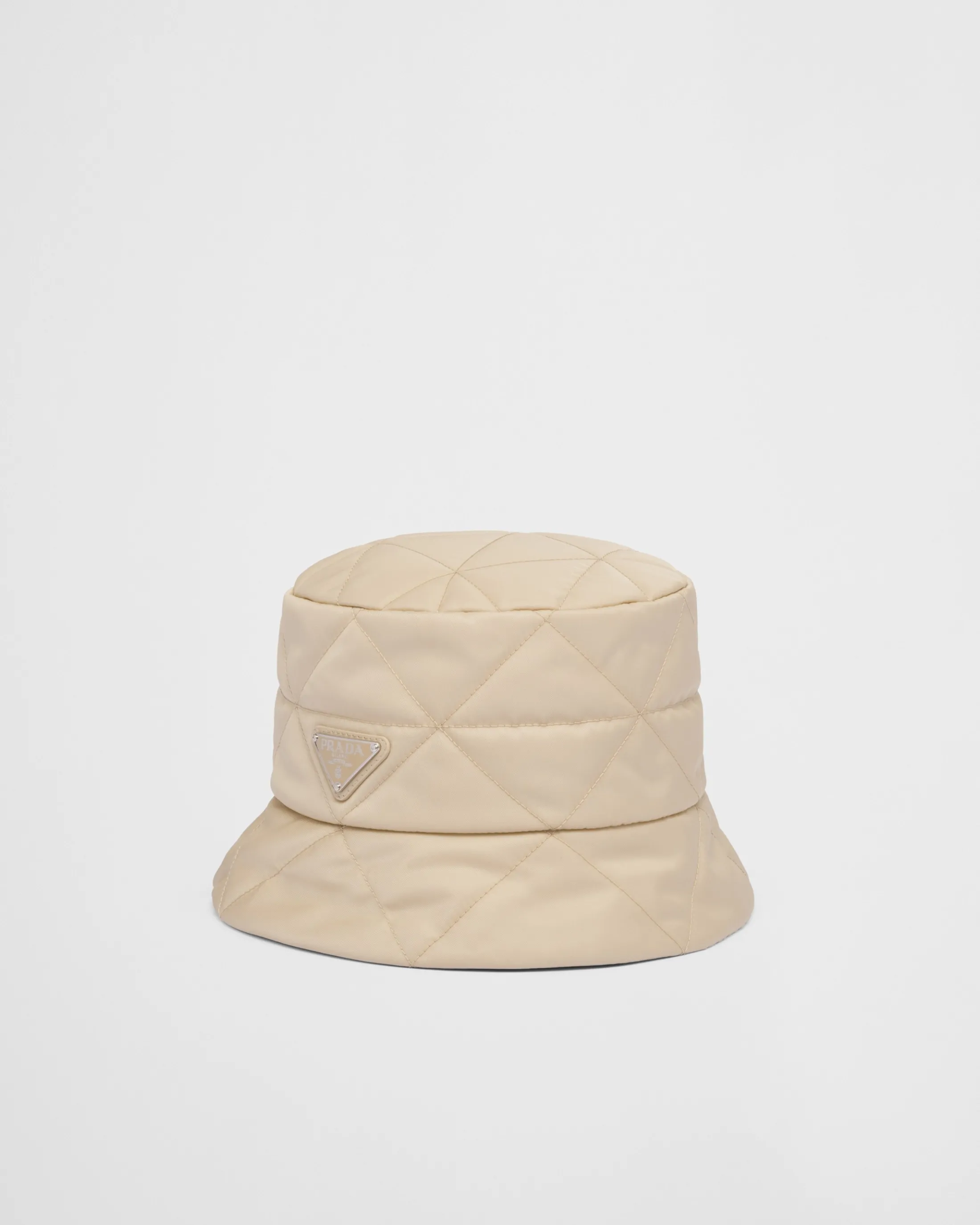 Prada Re-Nylon bucket hat Desertbeige Cheap