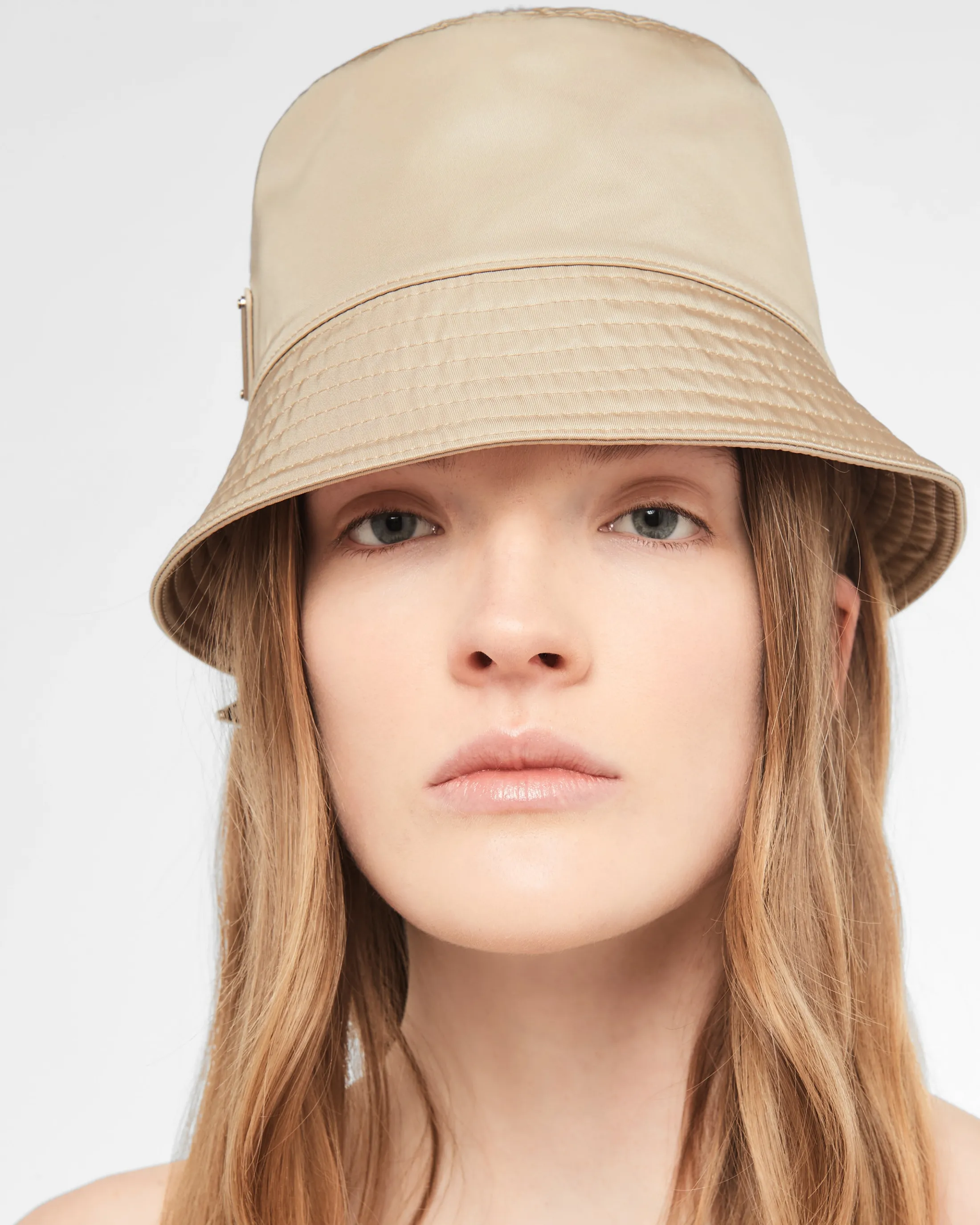 Prada Re-Nylon bucket hat Desertbeige Store