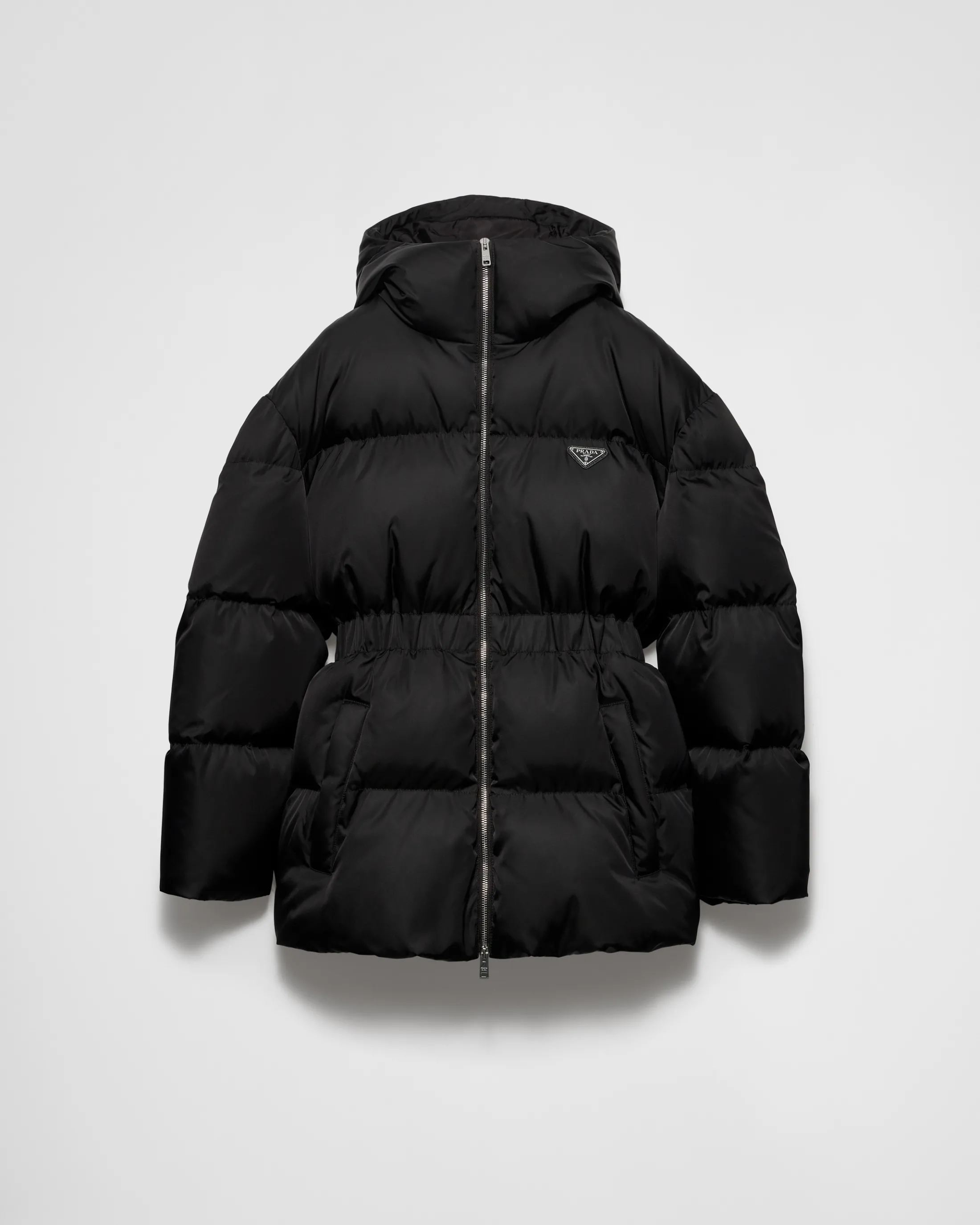 Prada Re-Nylon down jacket Black Fashion