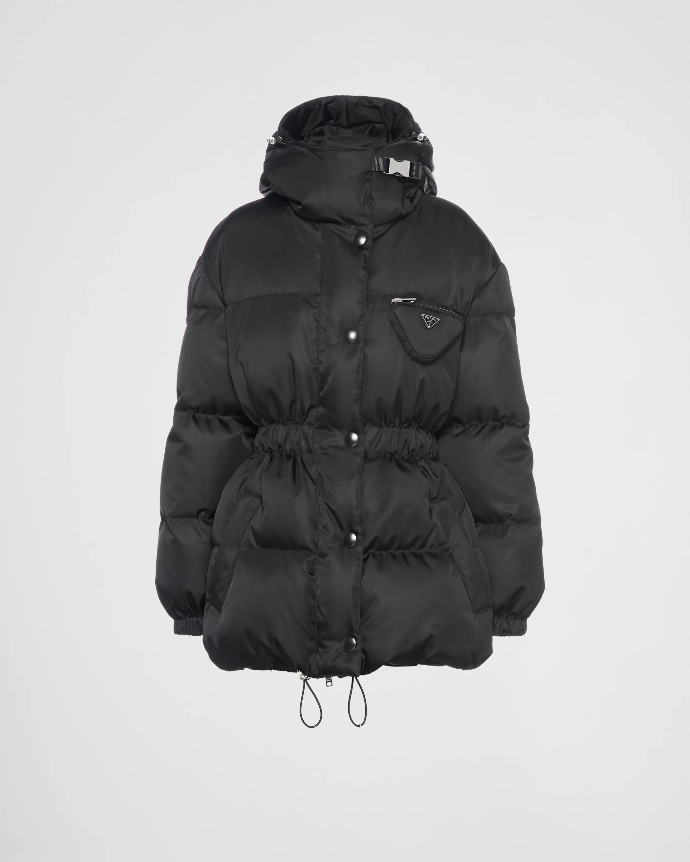 Prada Re-Nylon down jacket Black Cheap