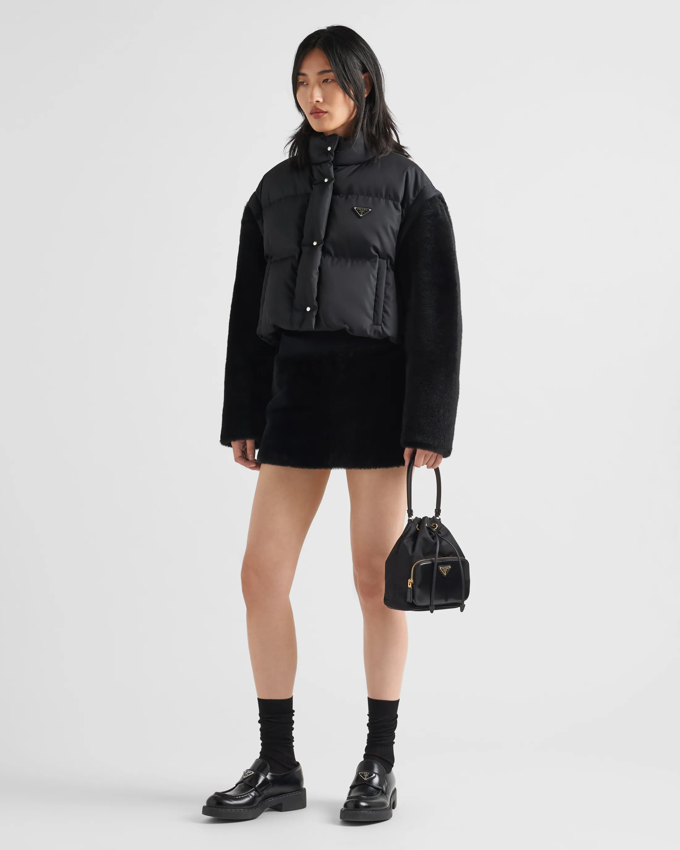 Prada Re-Nylon down jacket Black Store