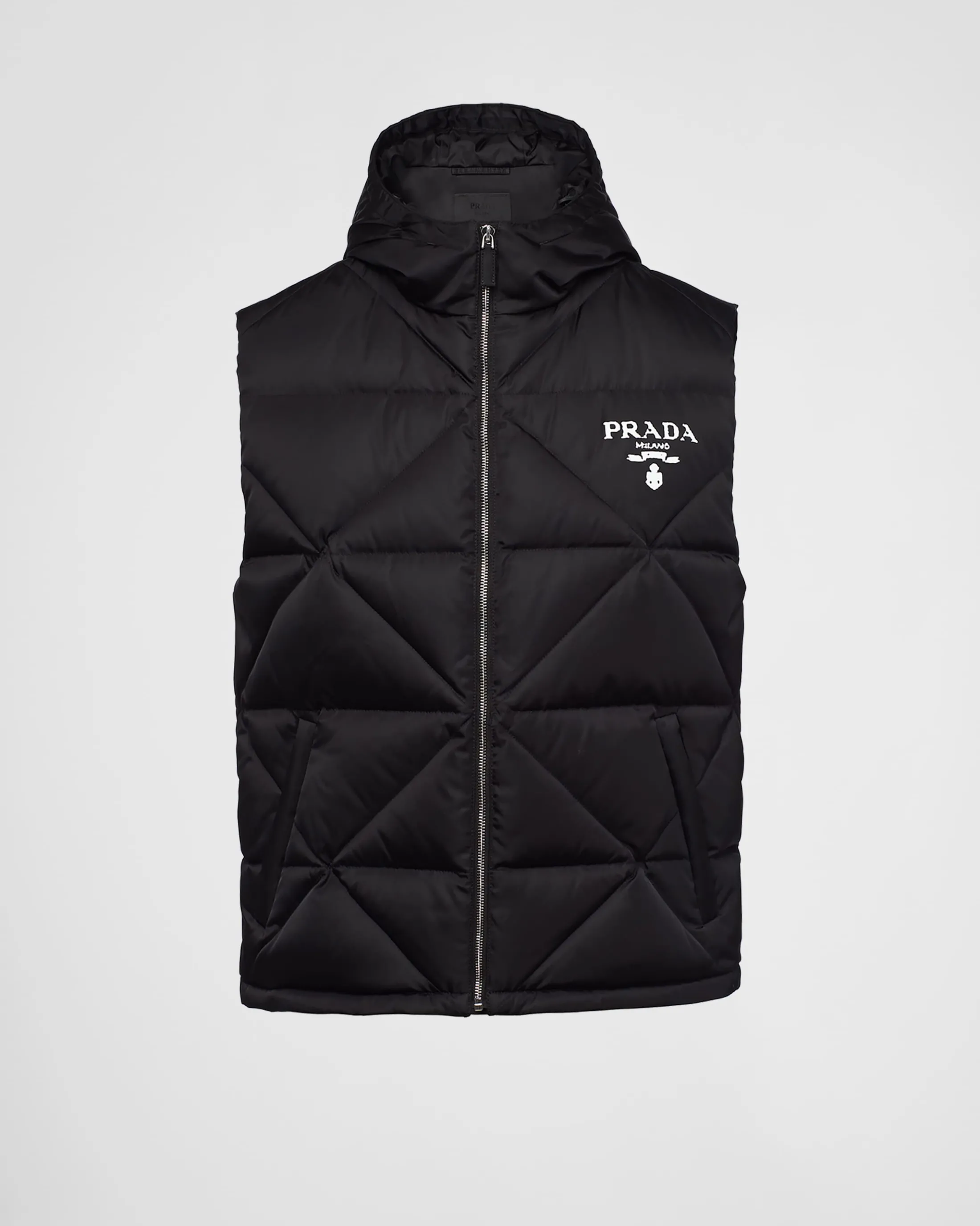 Prada Re-Nylon down vest Black Shop