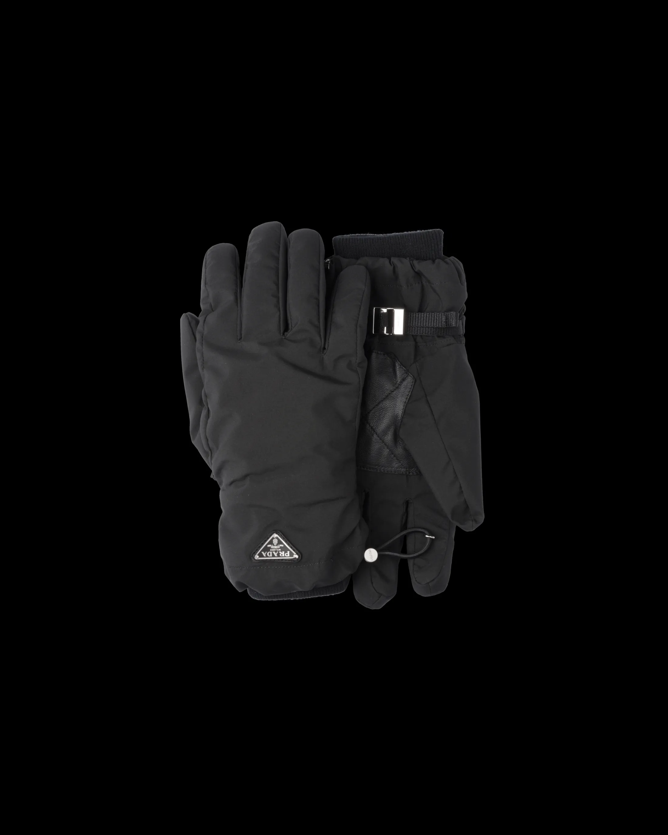 Prada Re-Nylon gloves Black Online