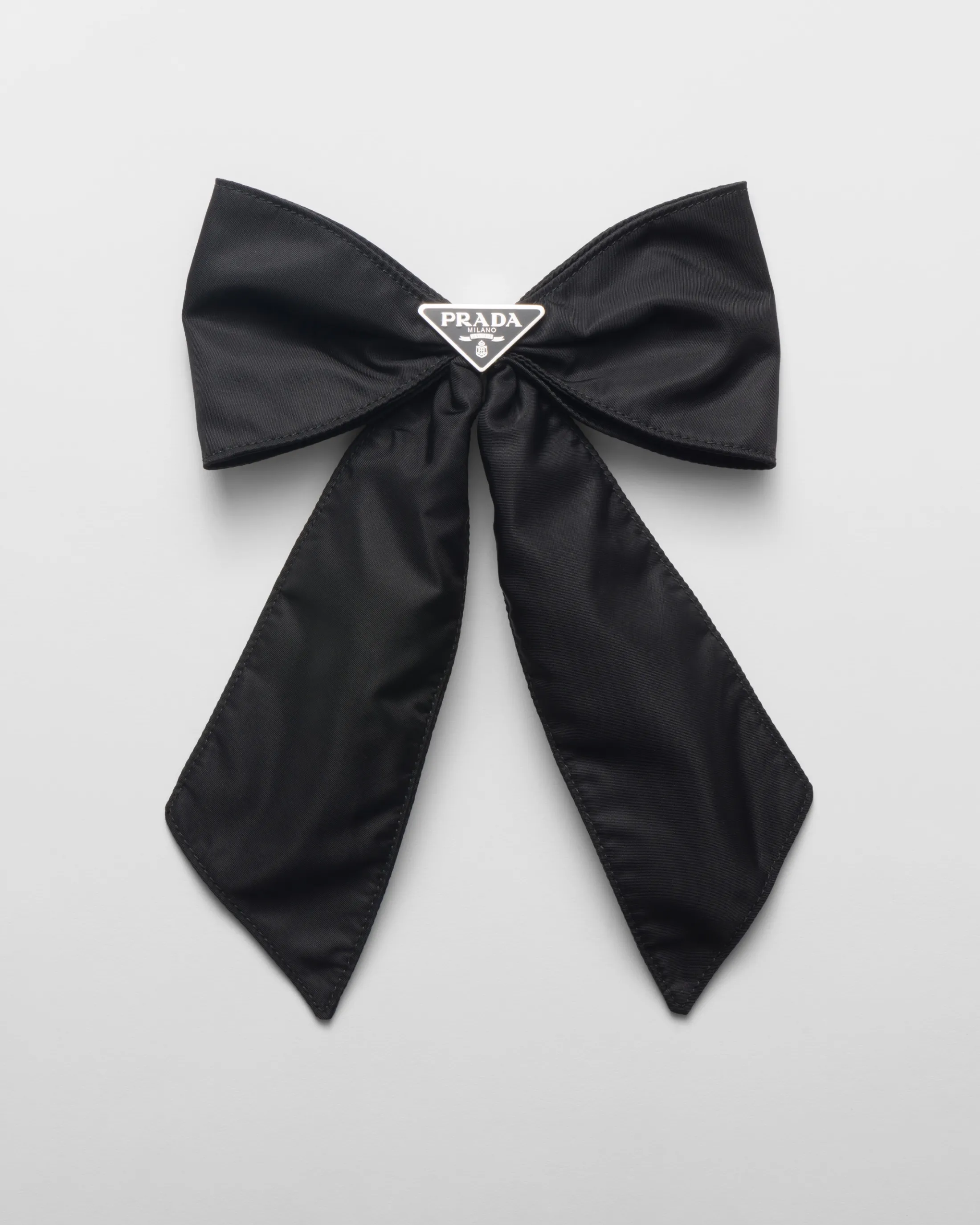 Prada Re-Nylon hair clip Black Best Sale