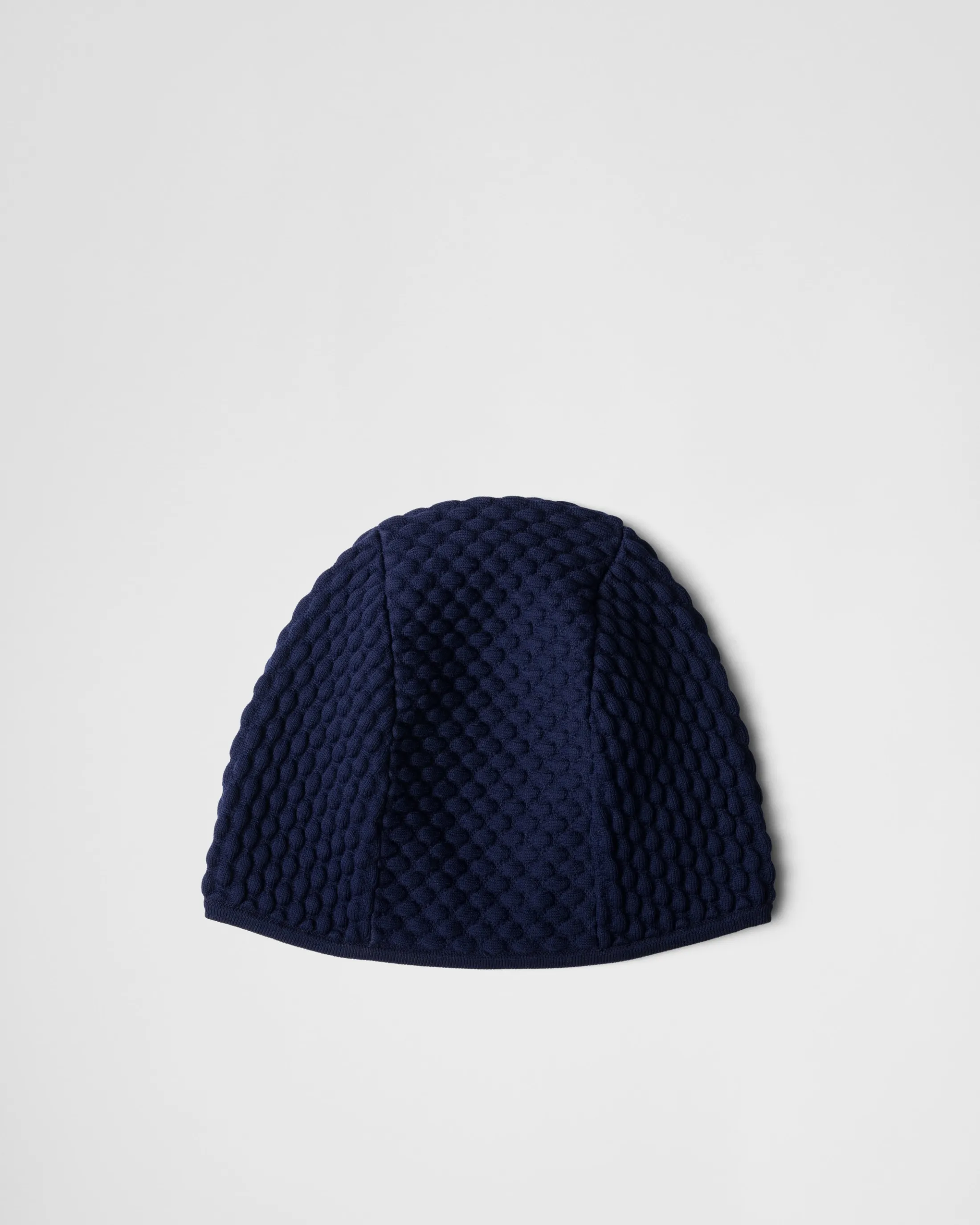 Prada Re-Nylon knit cap Navy Discount