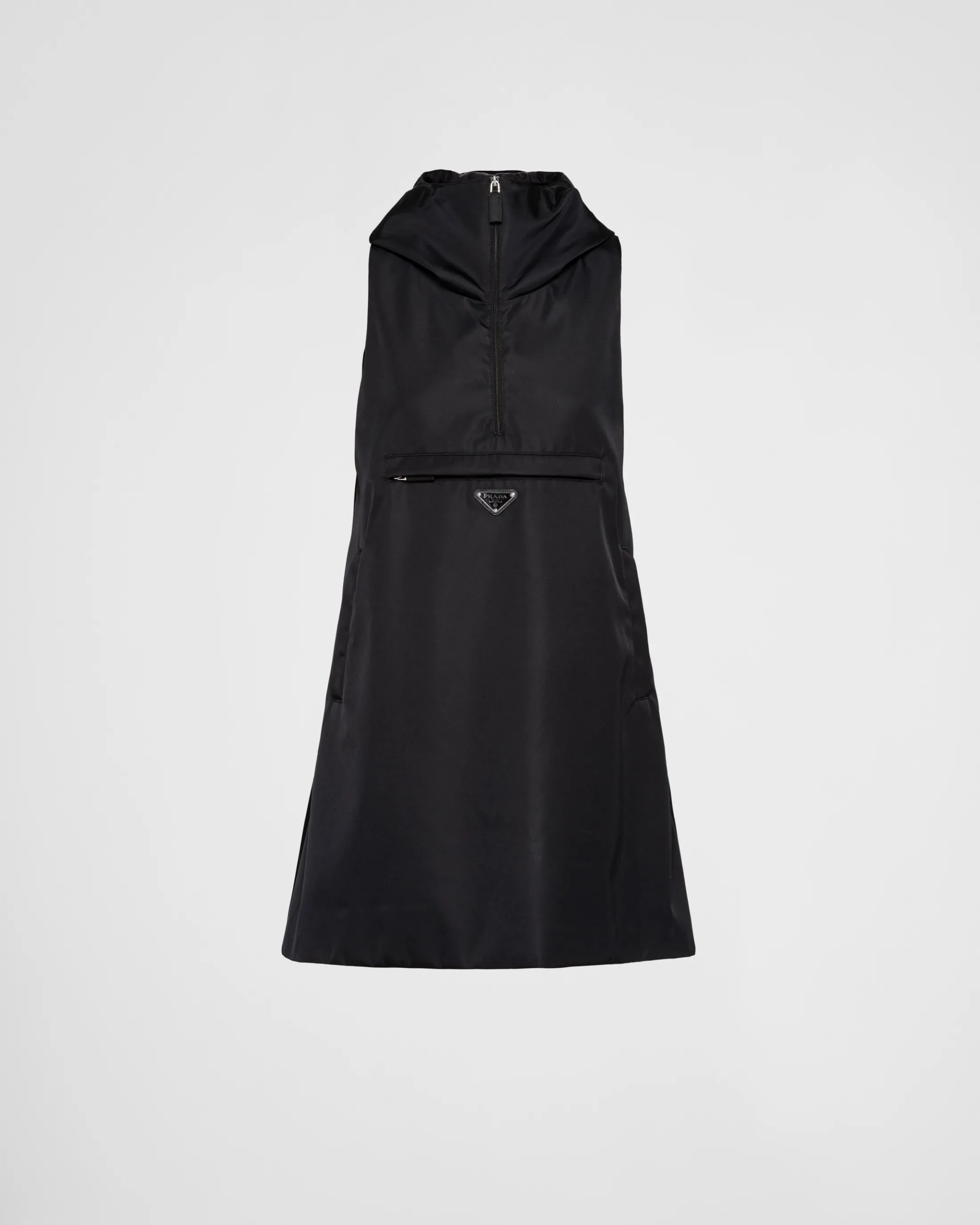 Prada Re-Nylon mini-dress Black Clearance