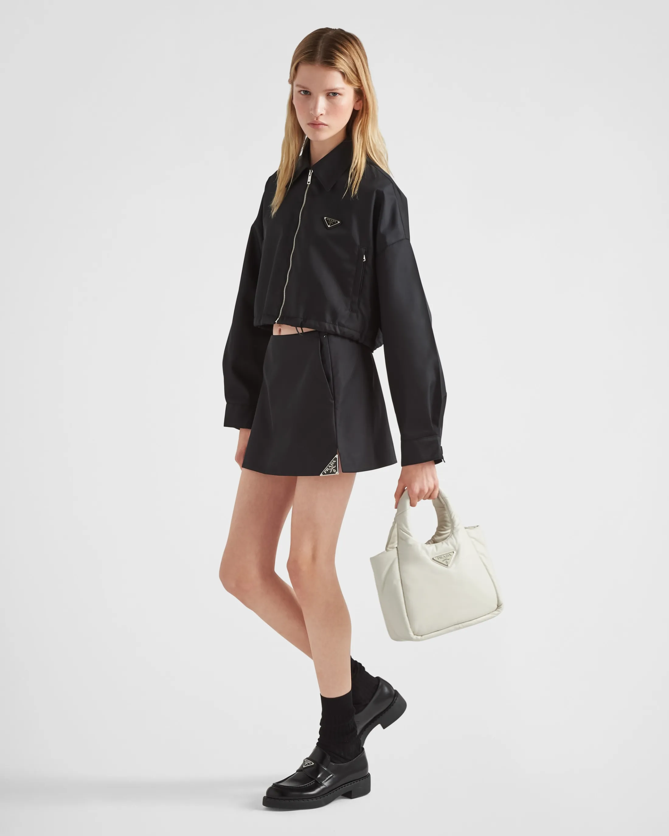 Prada Re-Nylon miniskirt Black Fashion