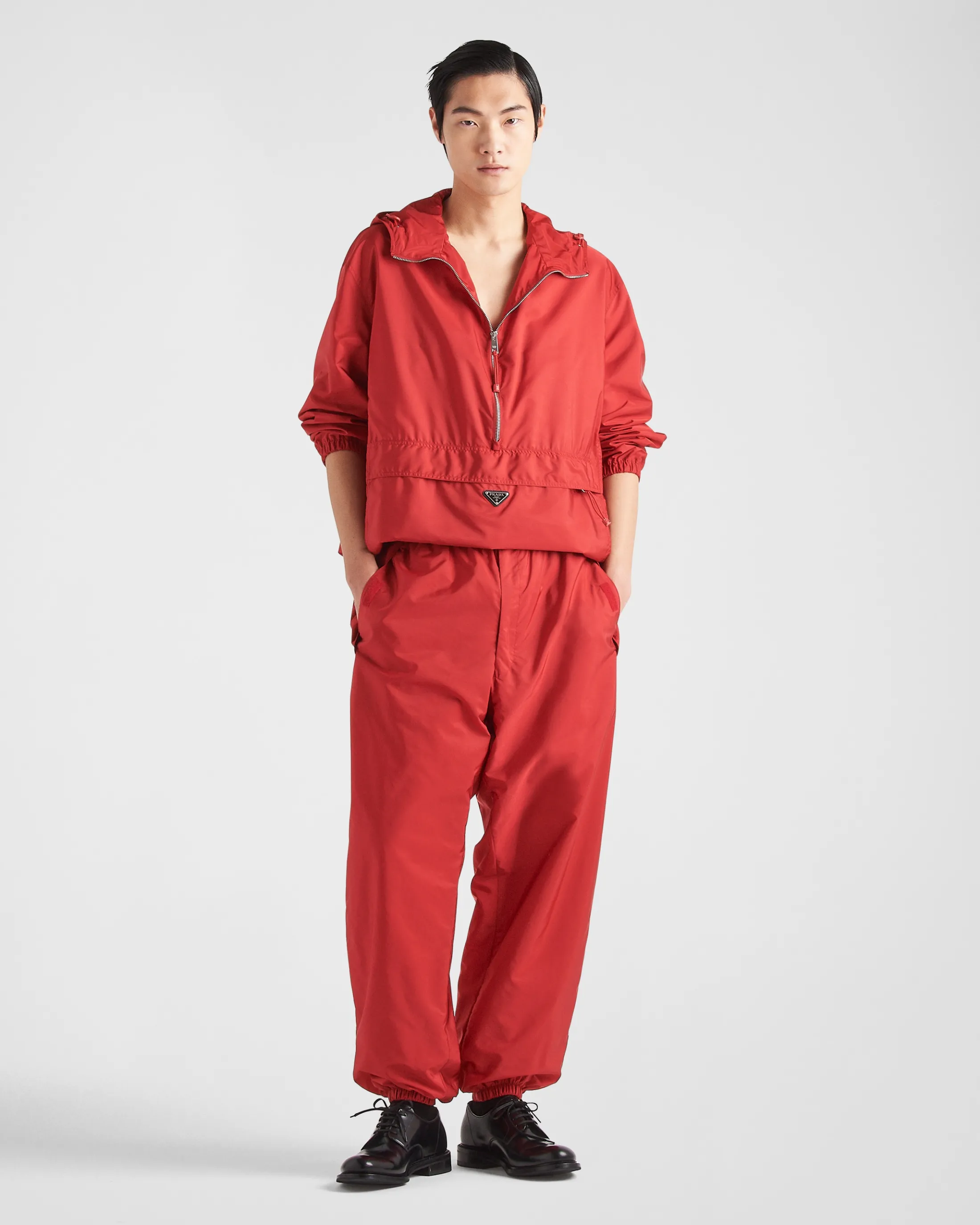 Prada Re-Nylon pants Red Best