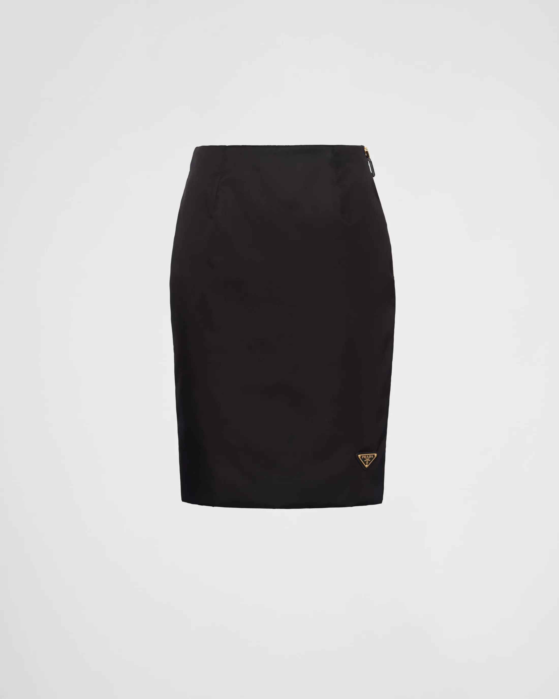 Prada Re-Nylon pencil skirt Black Flash Sale