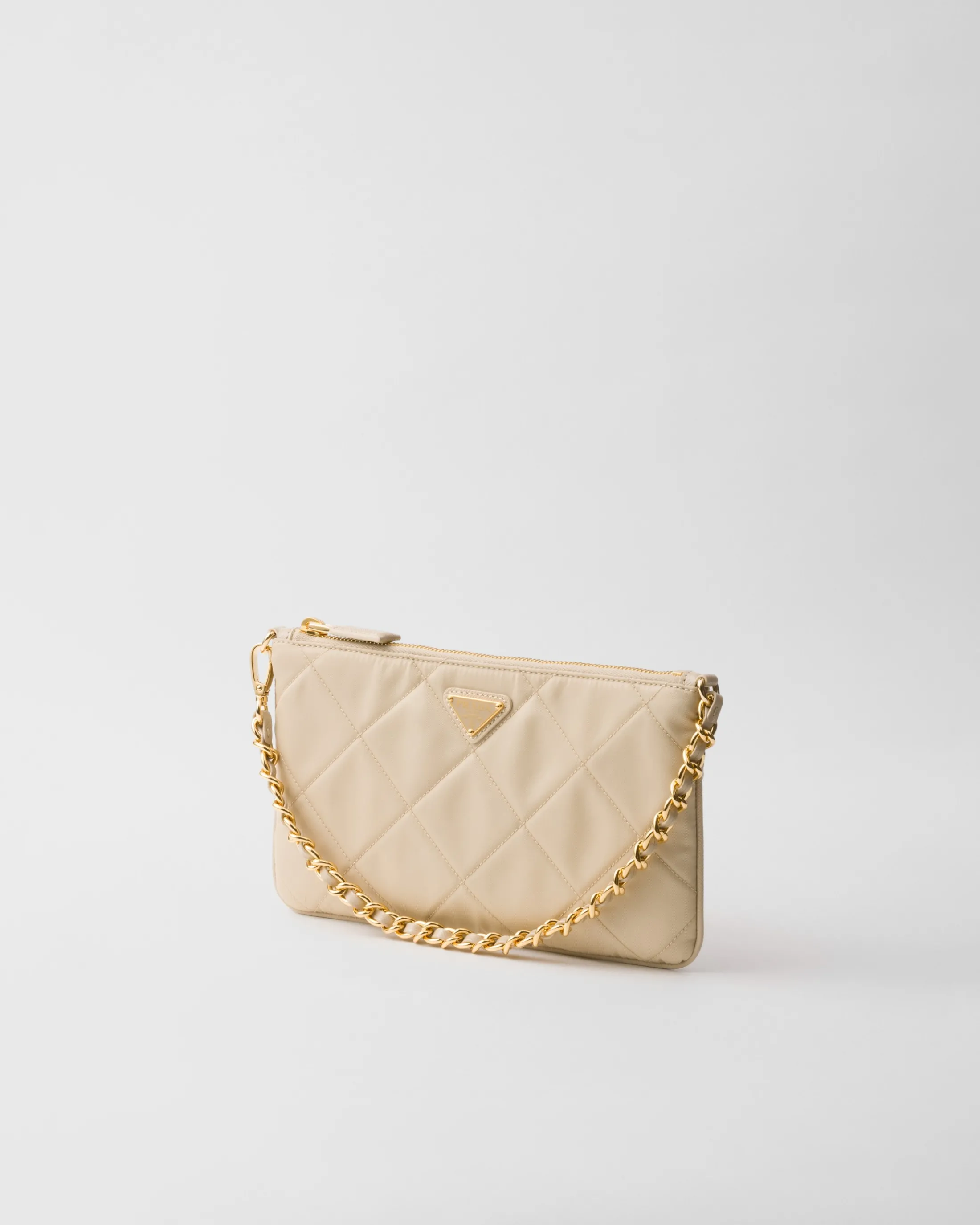 Prada Re-Nylon pouch Desertbeige Discount