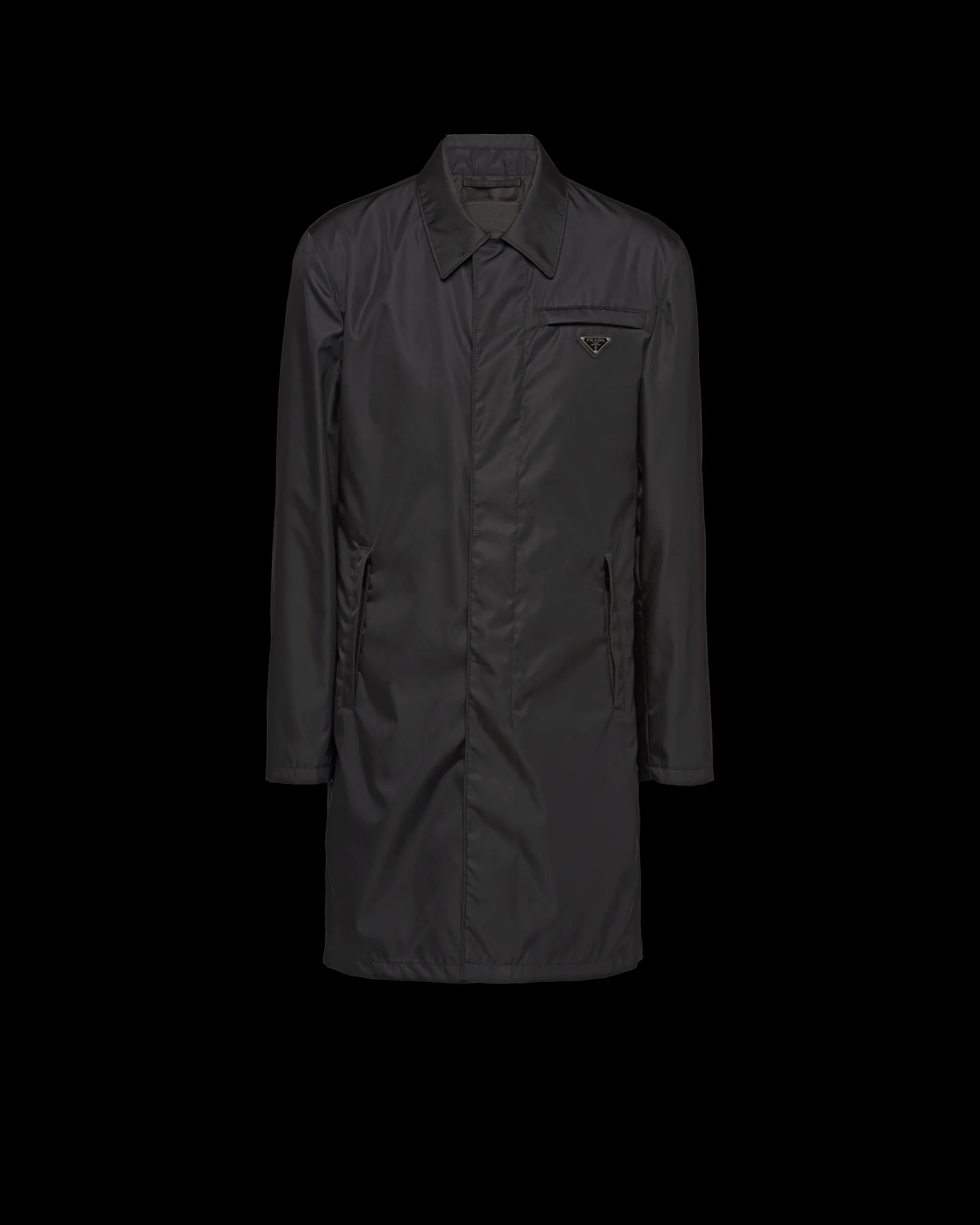 Prada Re-Nylon raincoat Black Outlet