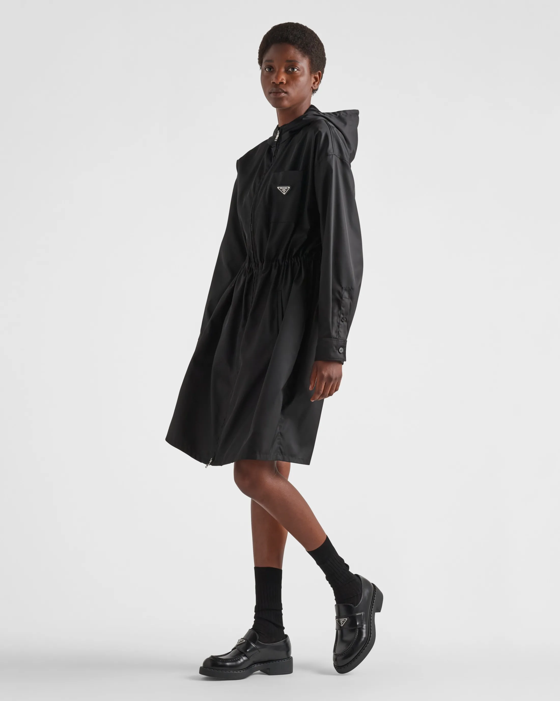 Prada Re-Nylon raincoat Black Sale