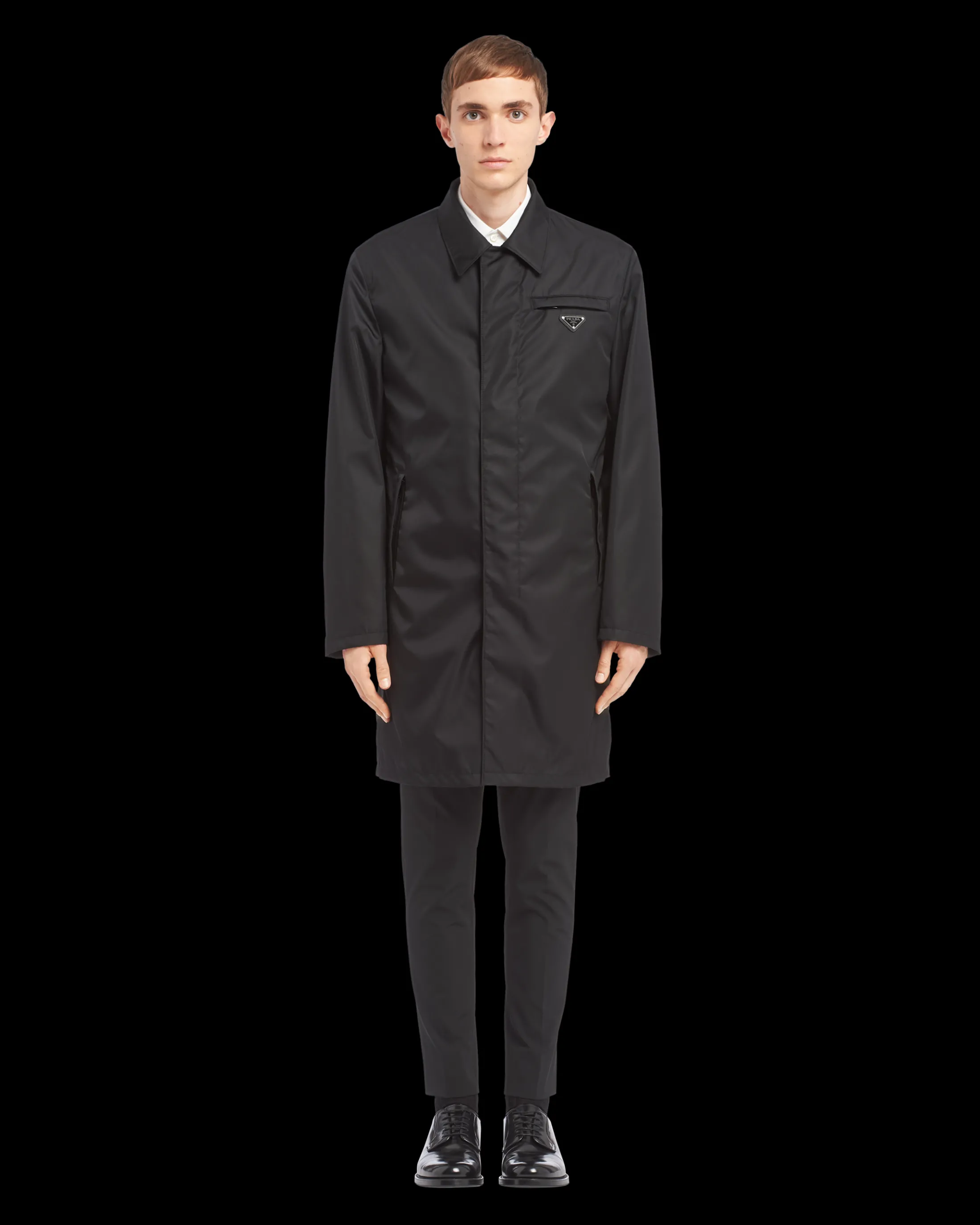 Prada Re-Nylon raincoat Black Outlet