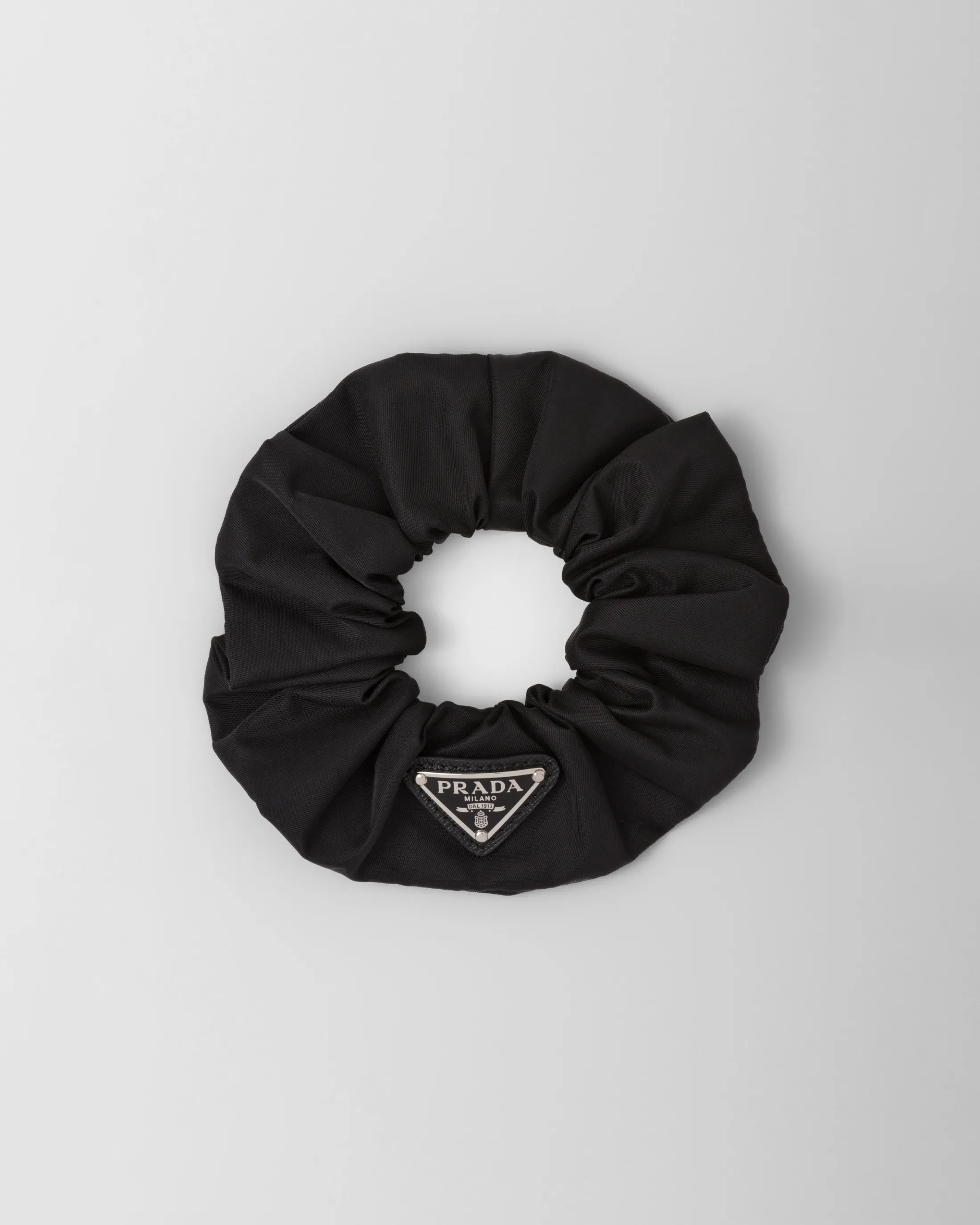 Prada Re-Nylon scrunchie Black Shop