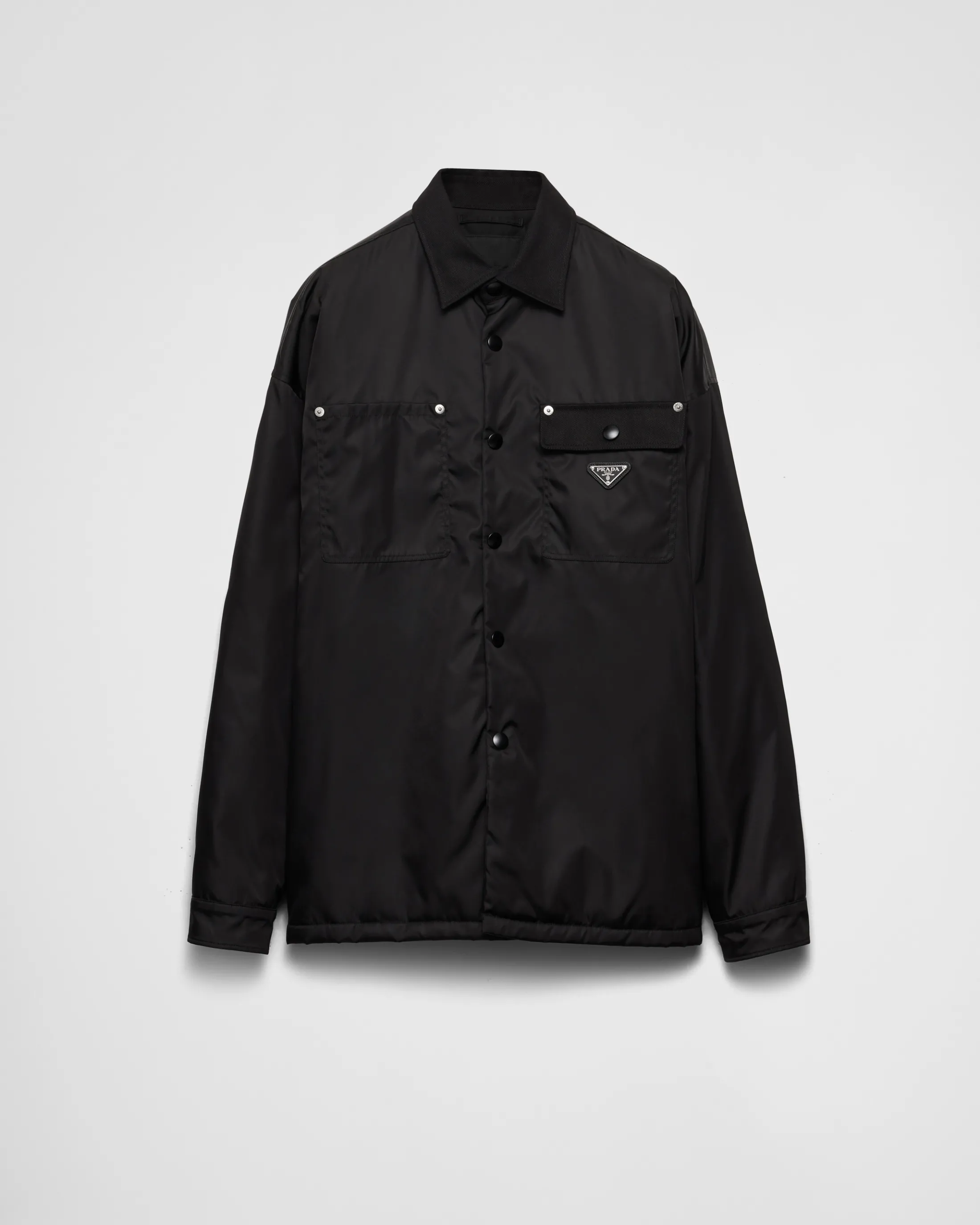 Prada Re-Nylon shirt Black Sale