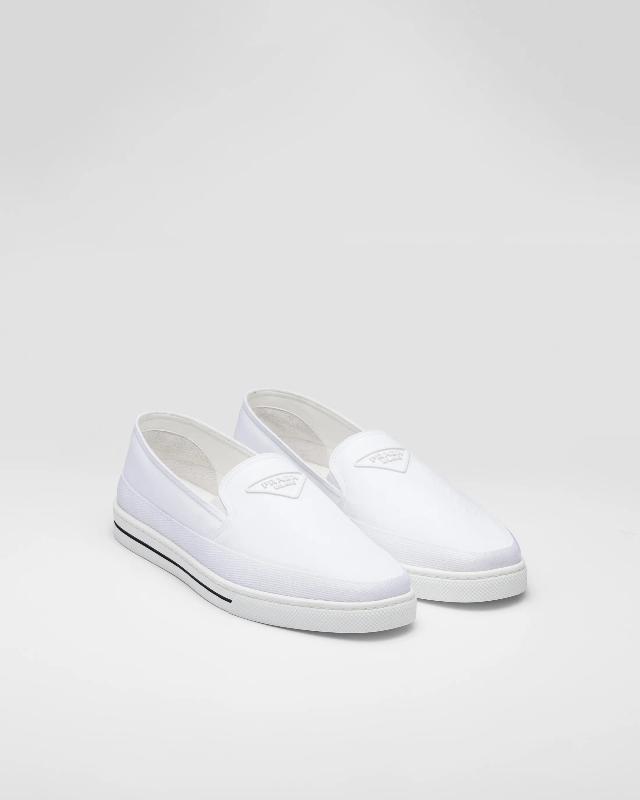 Prada Re-Nylon slip-on sneakers White Cheap