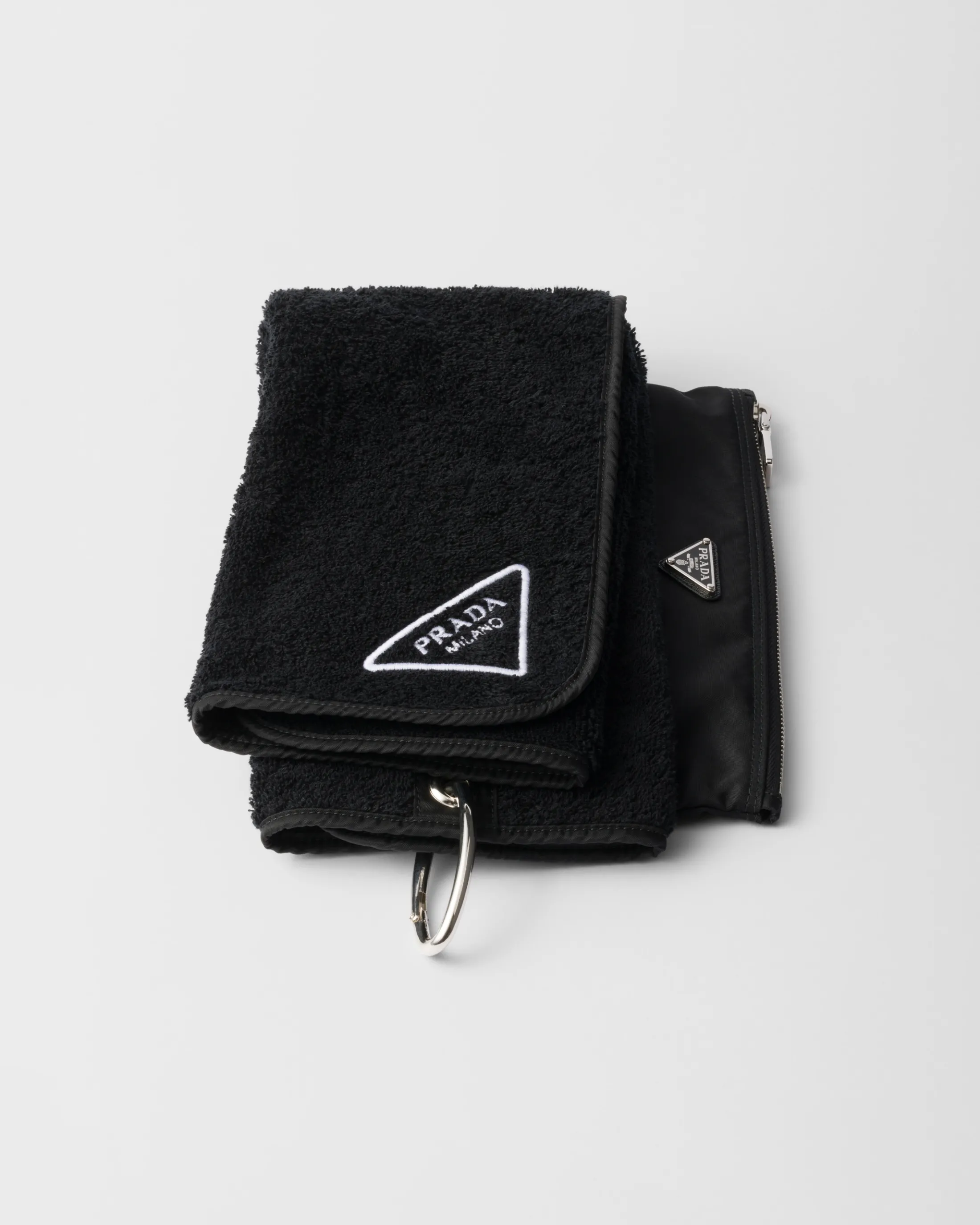 Prada Re-Nylon sport towel pouch Black Store