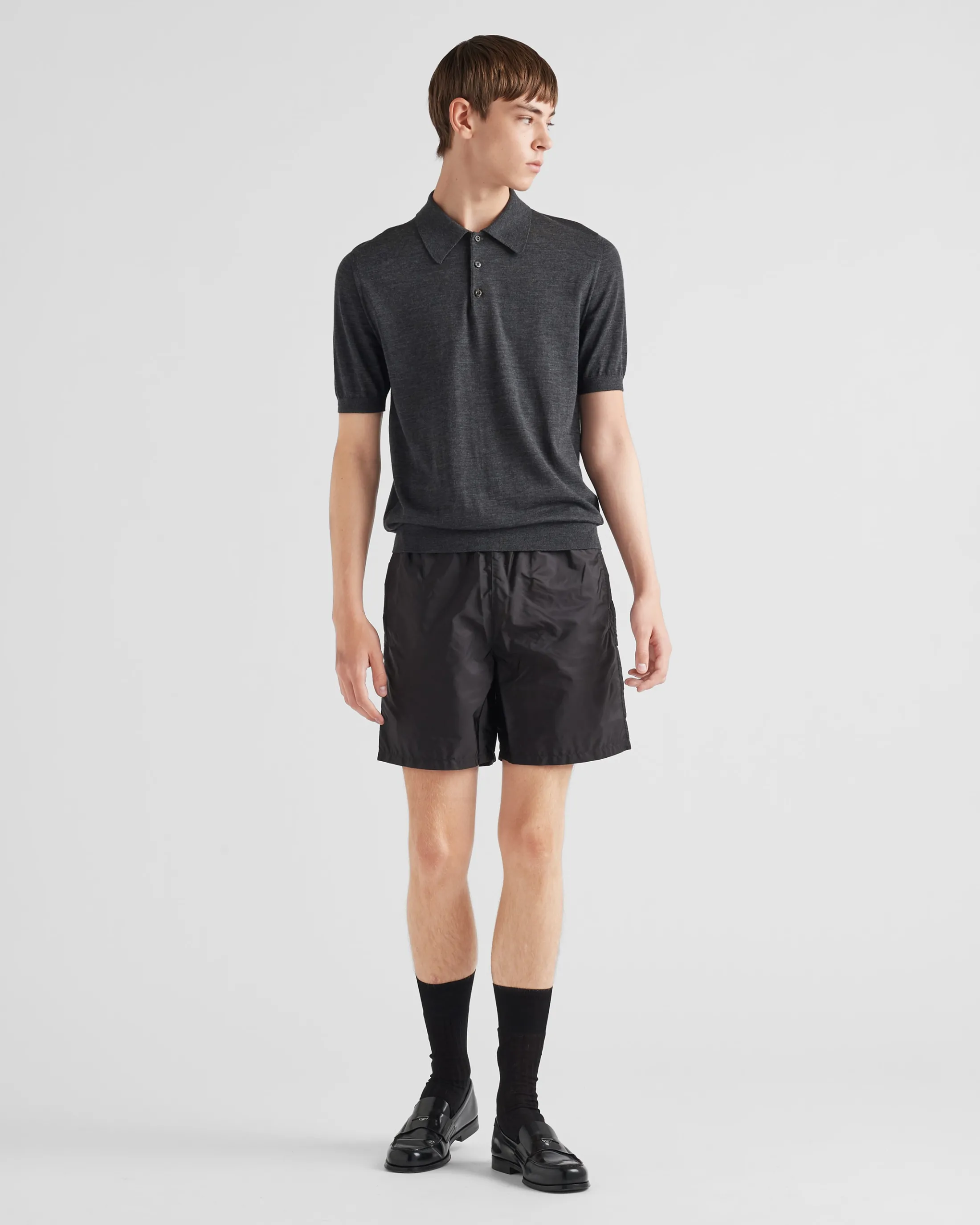 Prada Re-Nylon swim trunks Black Best Sale