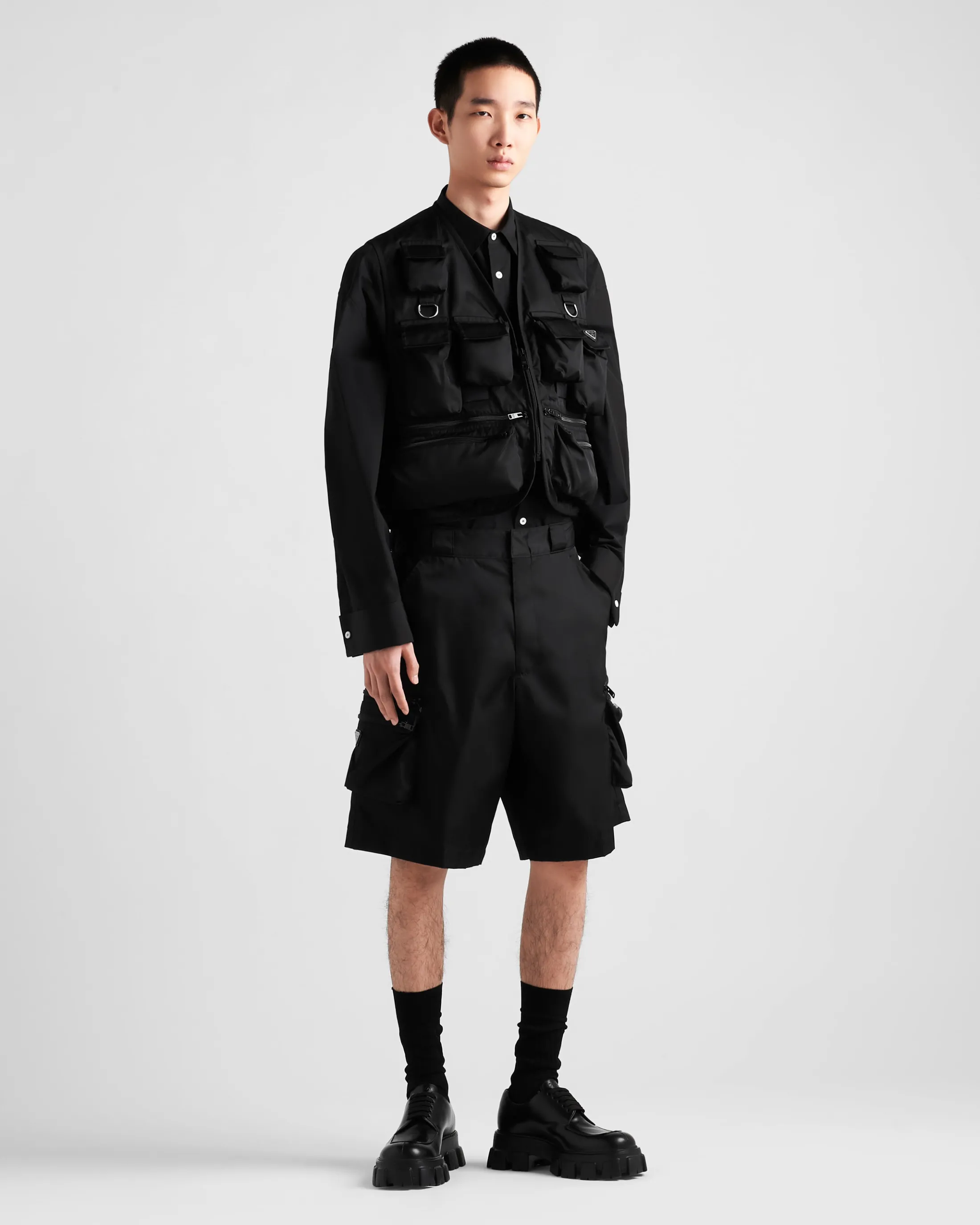 Prada Re-Nylon vest Black Online