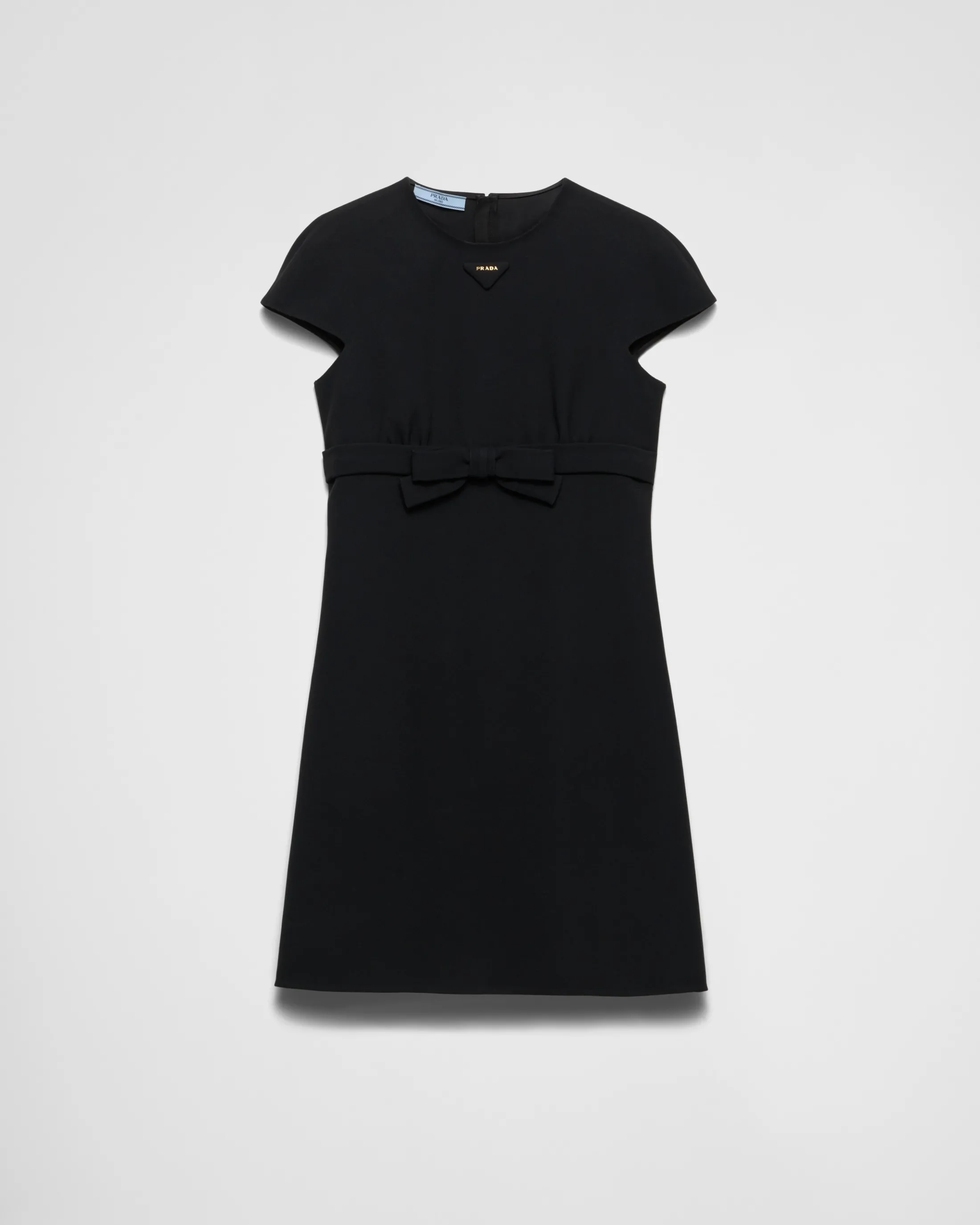 Prada Sablè compact short dress Black Discount