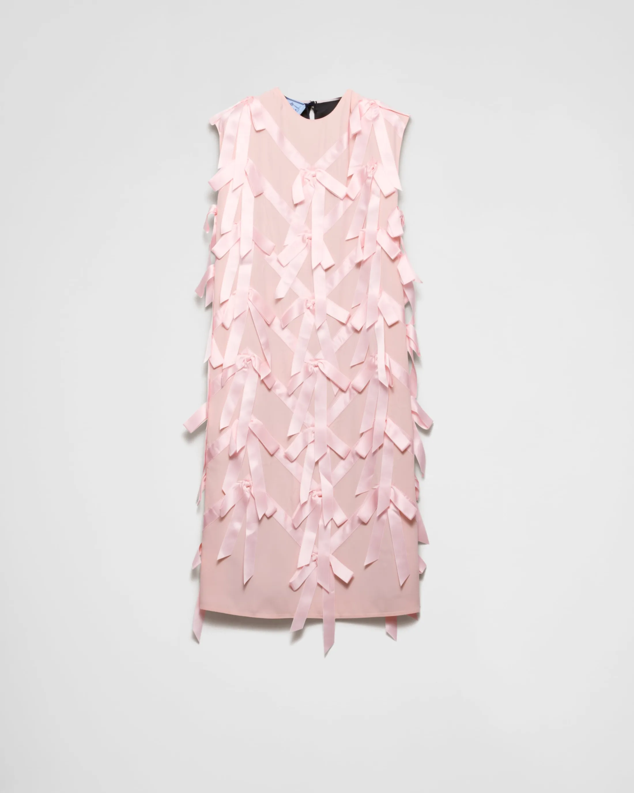 Prada Sablé dress with bows Quartz Outlet