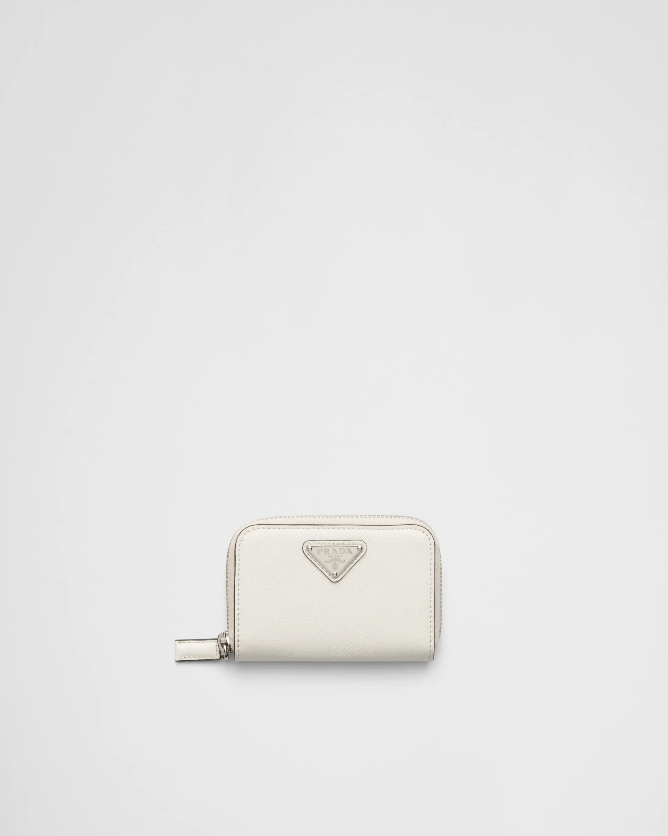 Prada Saffiano coin purse White Fashion