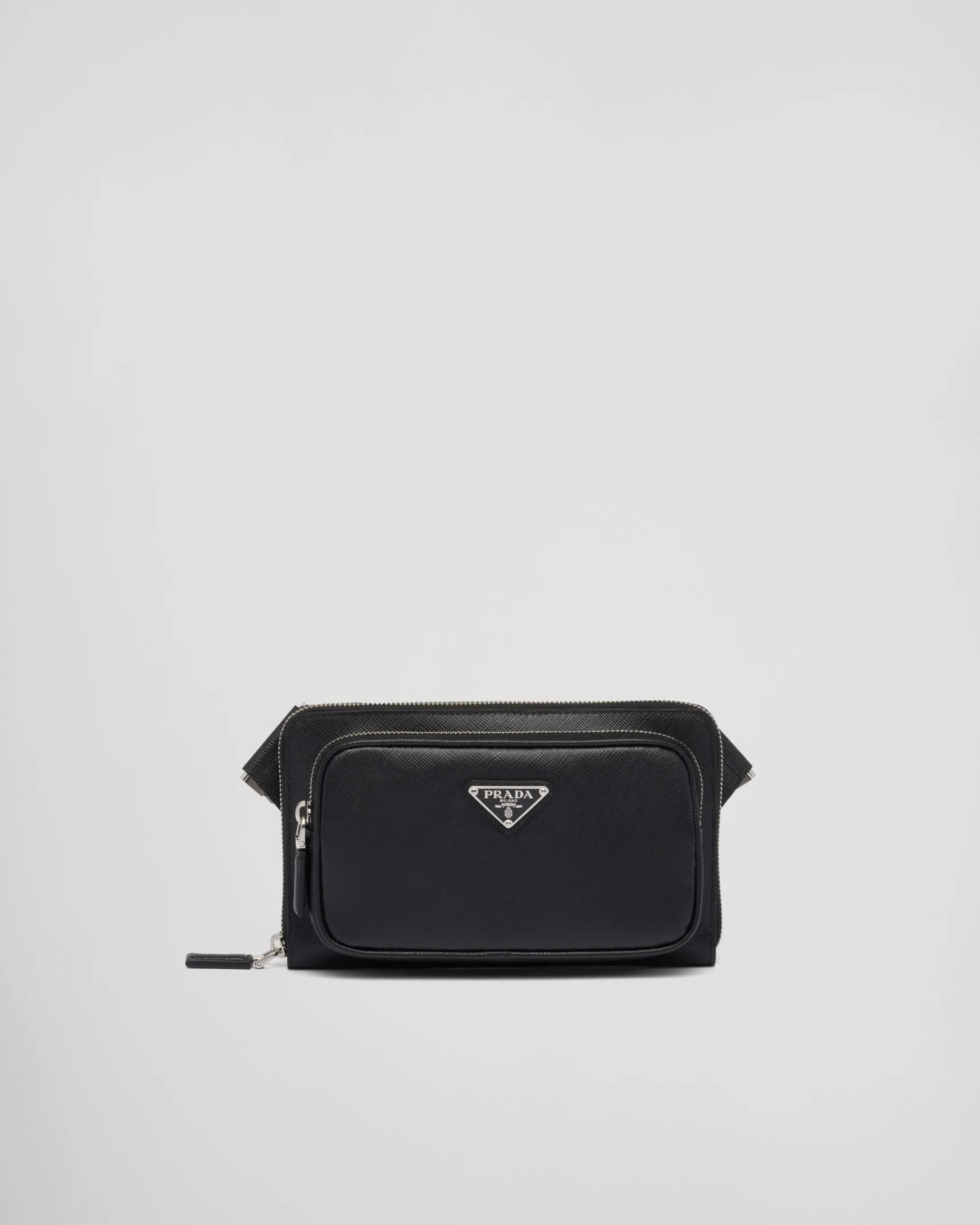 Prada Saffiano leather belt bag Black Cheap