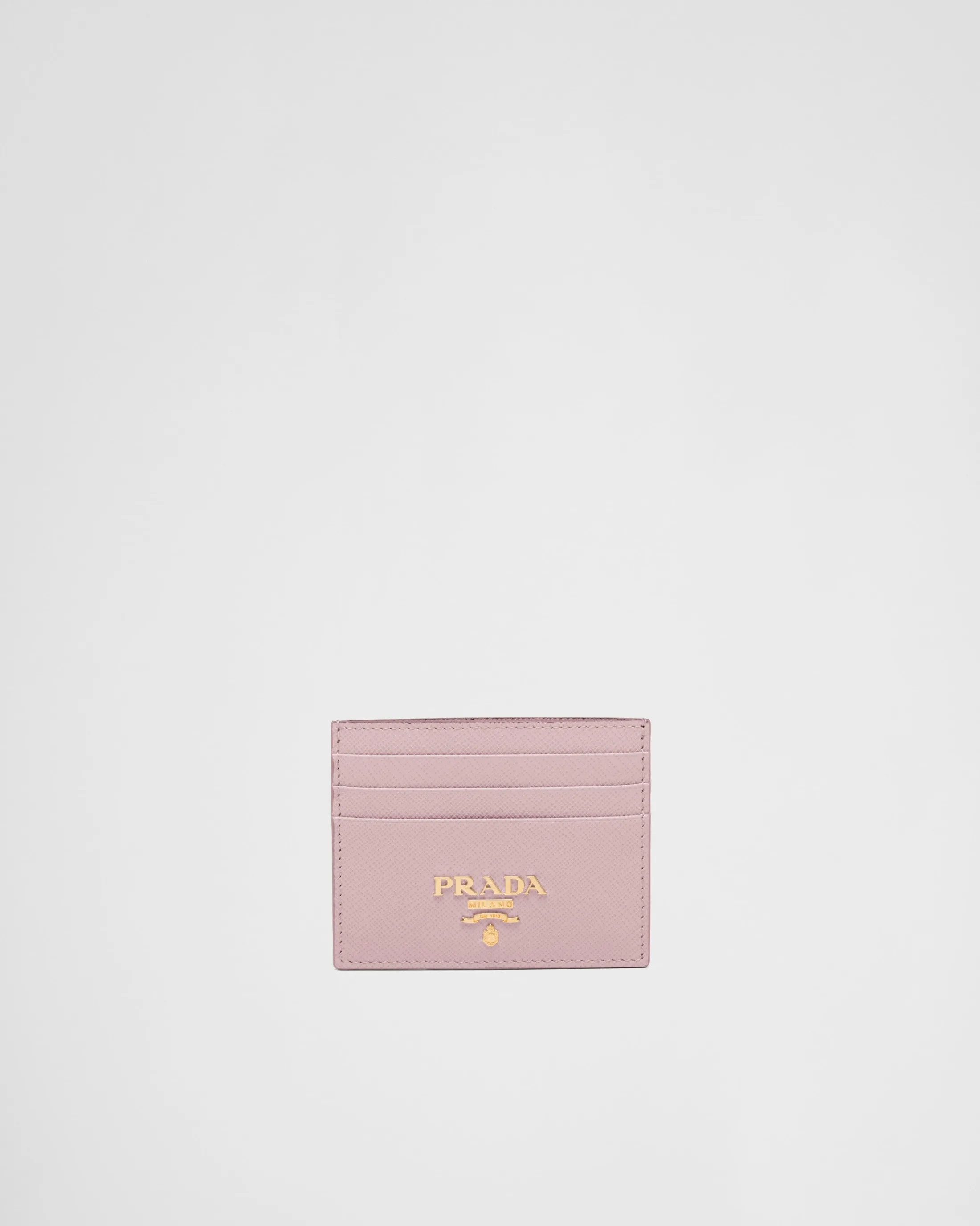 Prada Saffiano Leather Card Holder Alabasterpink Clearance