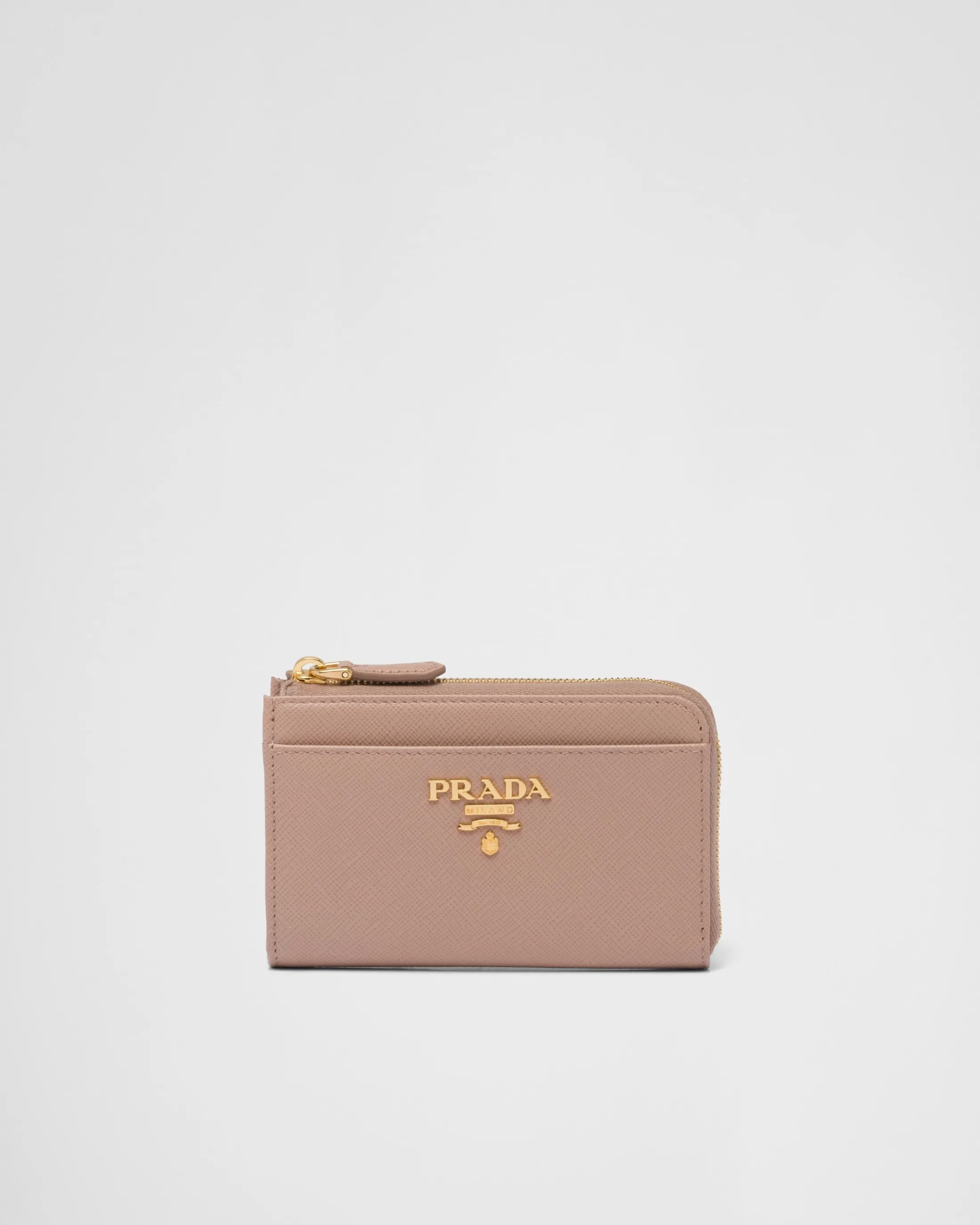 Prada Saffiano Leather Keychain Powderpink Flash Sale