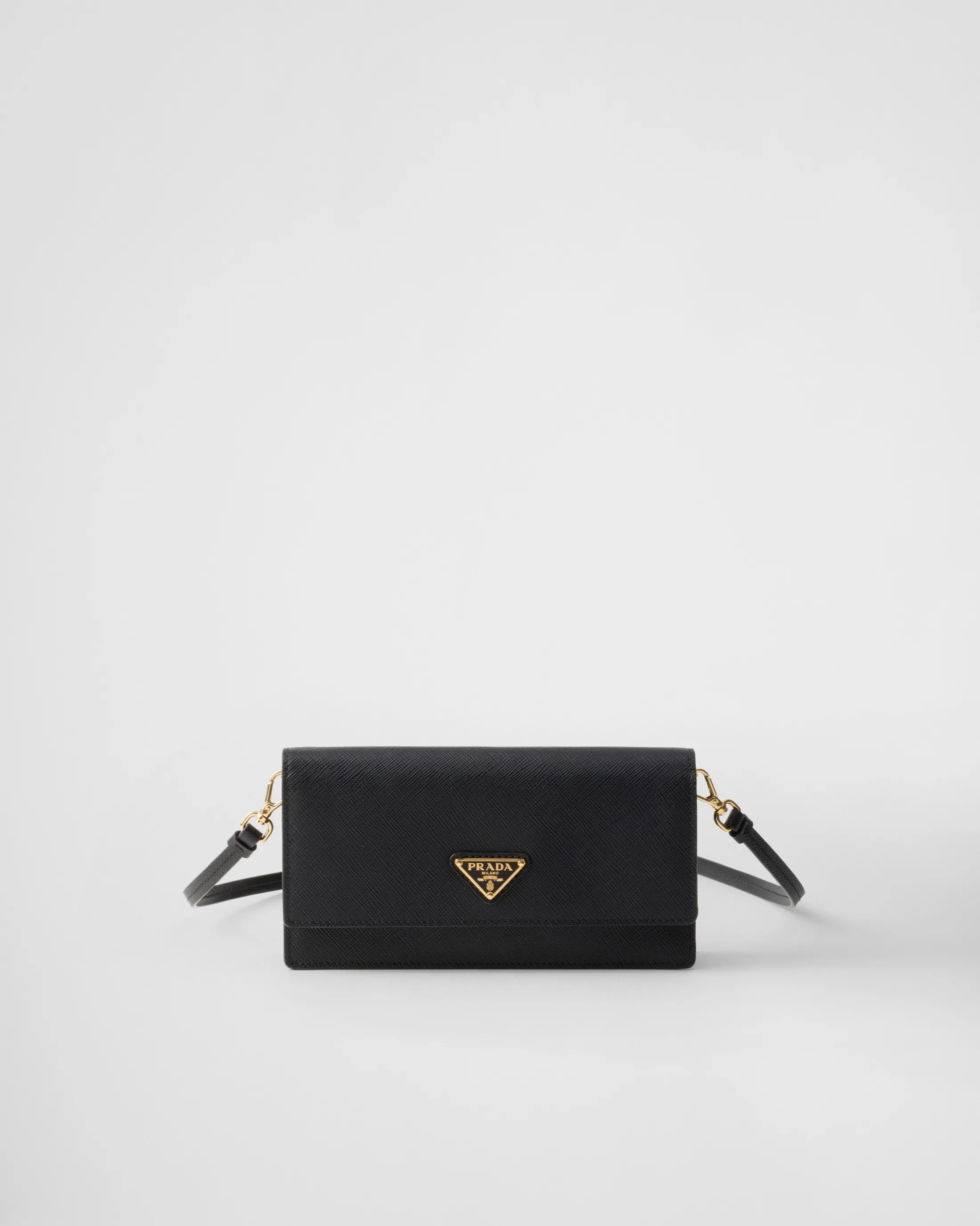 Prada Saffiano leather mini-bag Black Sale