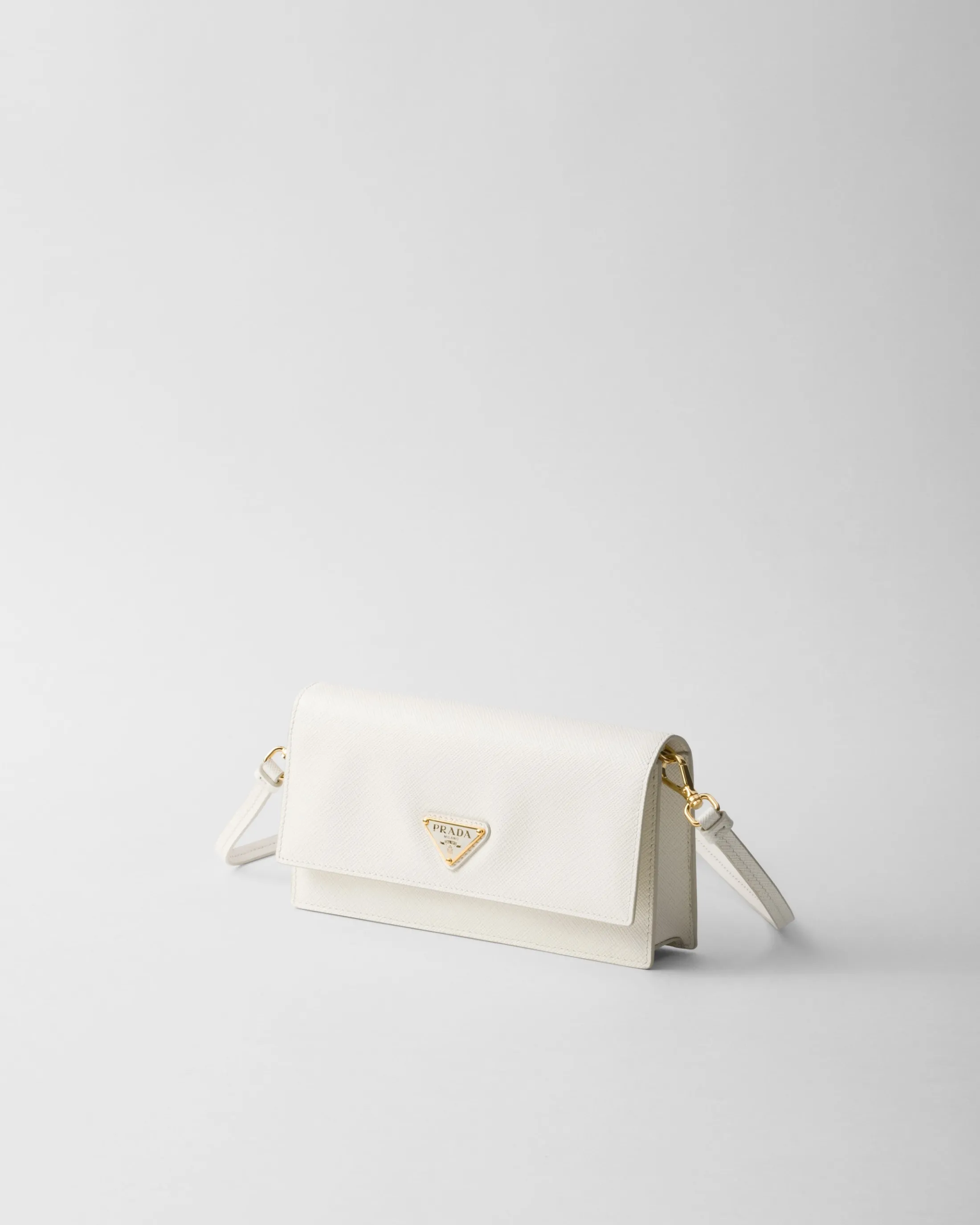 Prada Saffiano leather mini-bag White Best