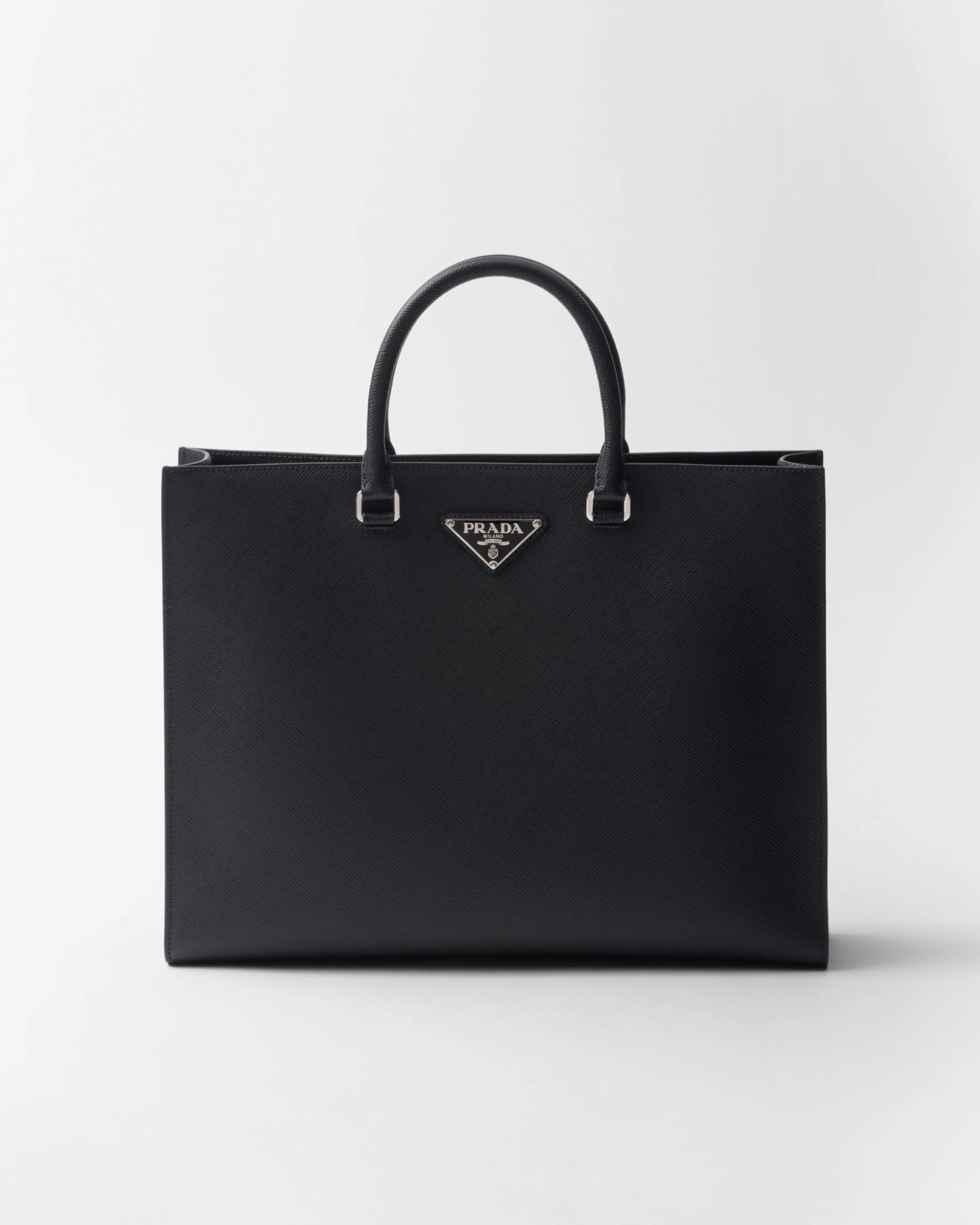 Prada Saffiano leather tote bag Black Online