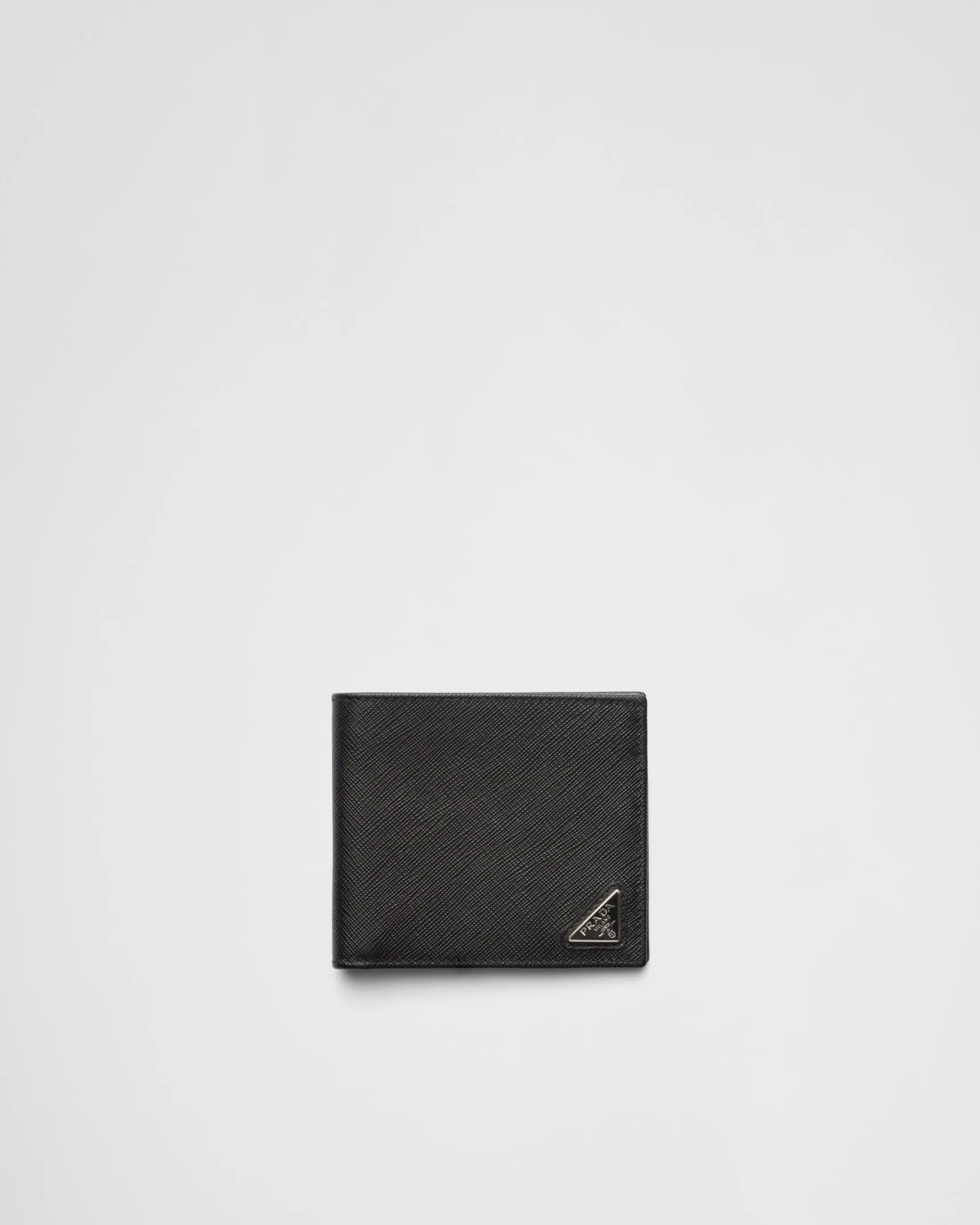 Prada Saffiano Leather Wallet Black Clearance