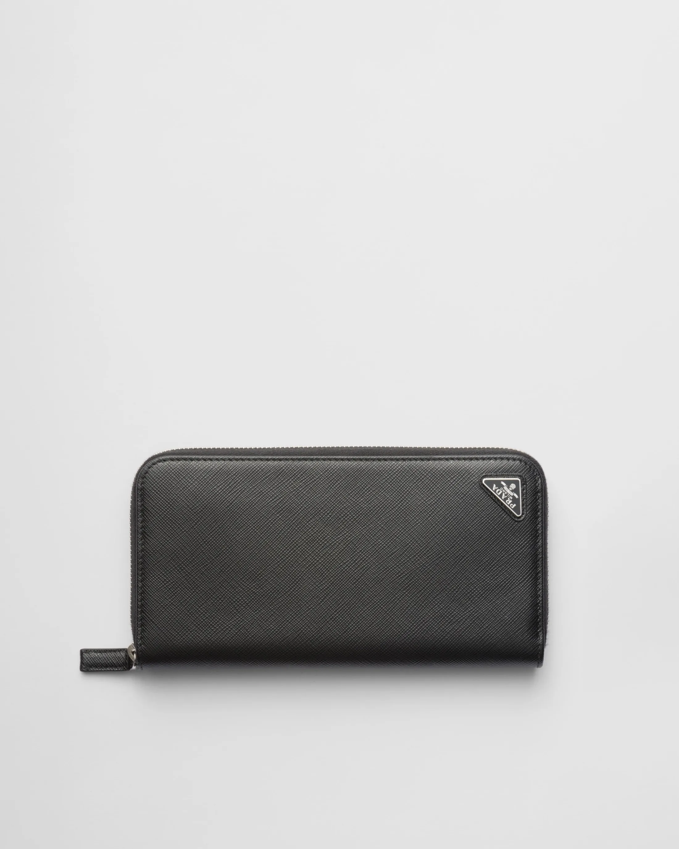 Prada Saffiano wallet Black Flash Sale